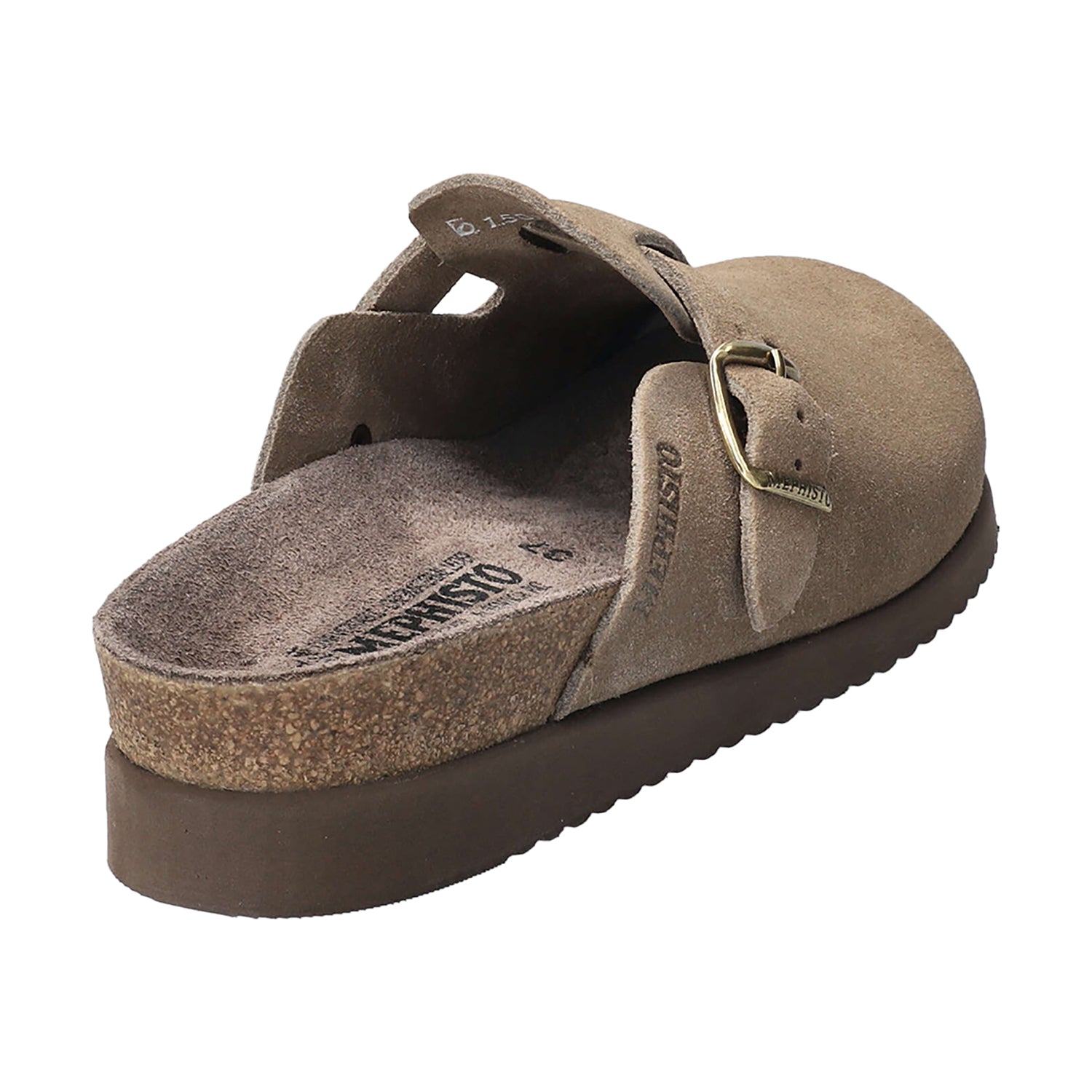 Womens Mephisto Mephisto Halina Women's Clogs Warm Grey Sandvelours Warm Grey Sandvelours