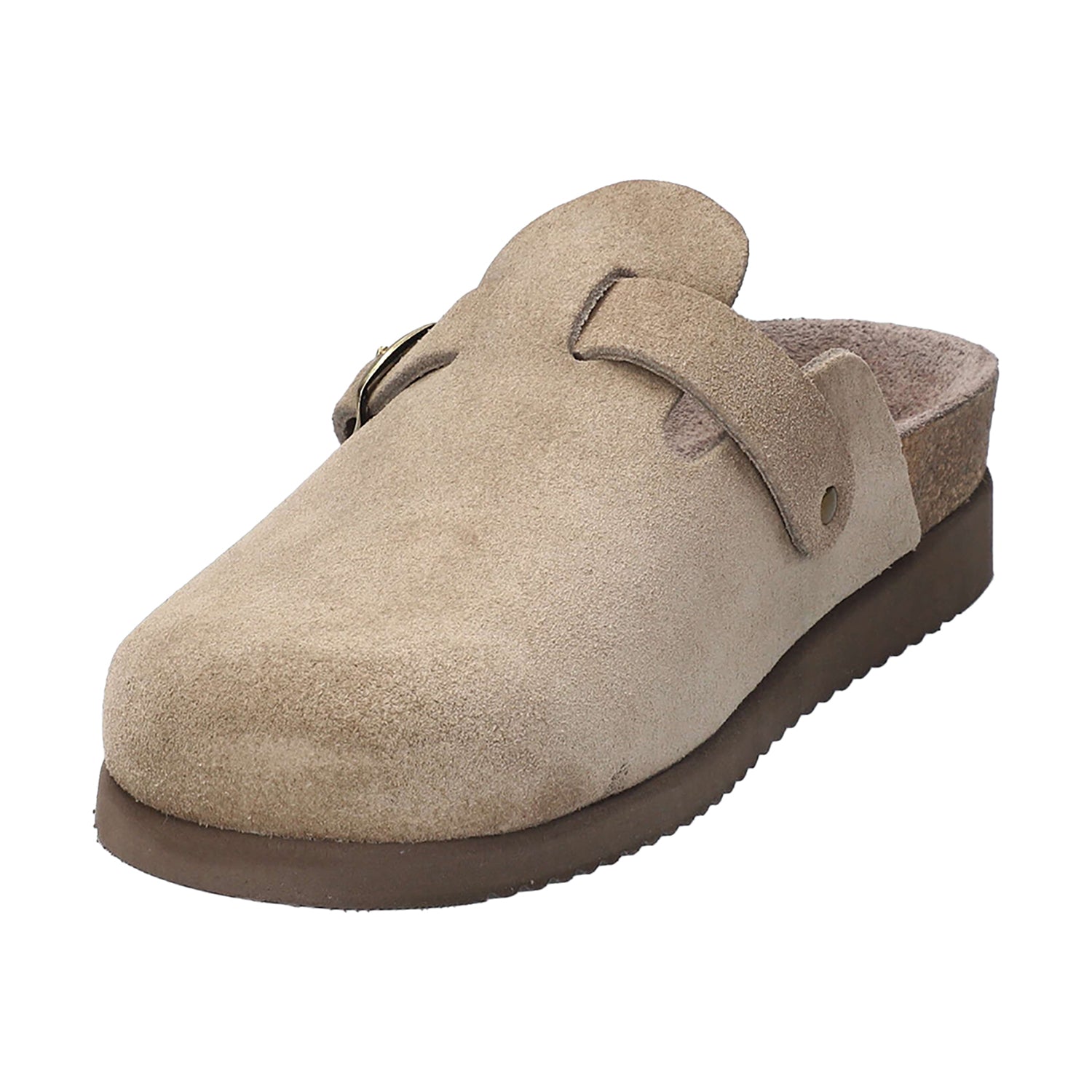 Womens Mephisto Mephisto Halina Women's Clogs Warm Grey Sandvelours Warm Grey Sandvelours
