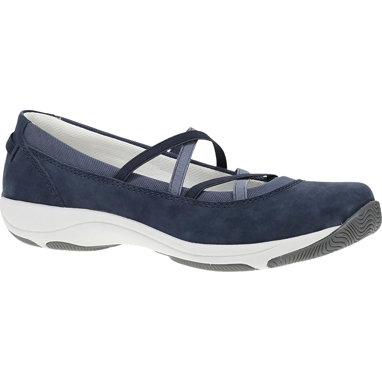 Womens Dansko Women's Dansko Harper Navy Suede Navy Suede