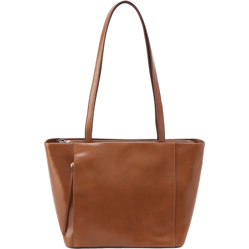 Women's Hobo Haven Tote Truffle Polished Leather