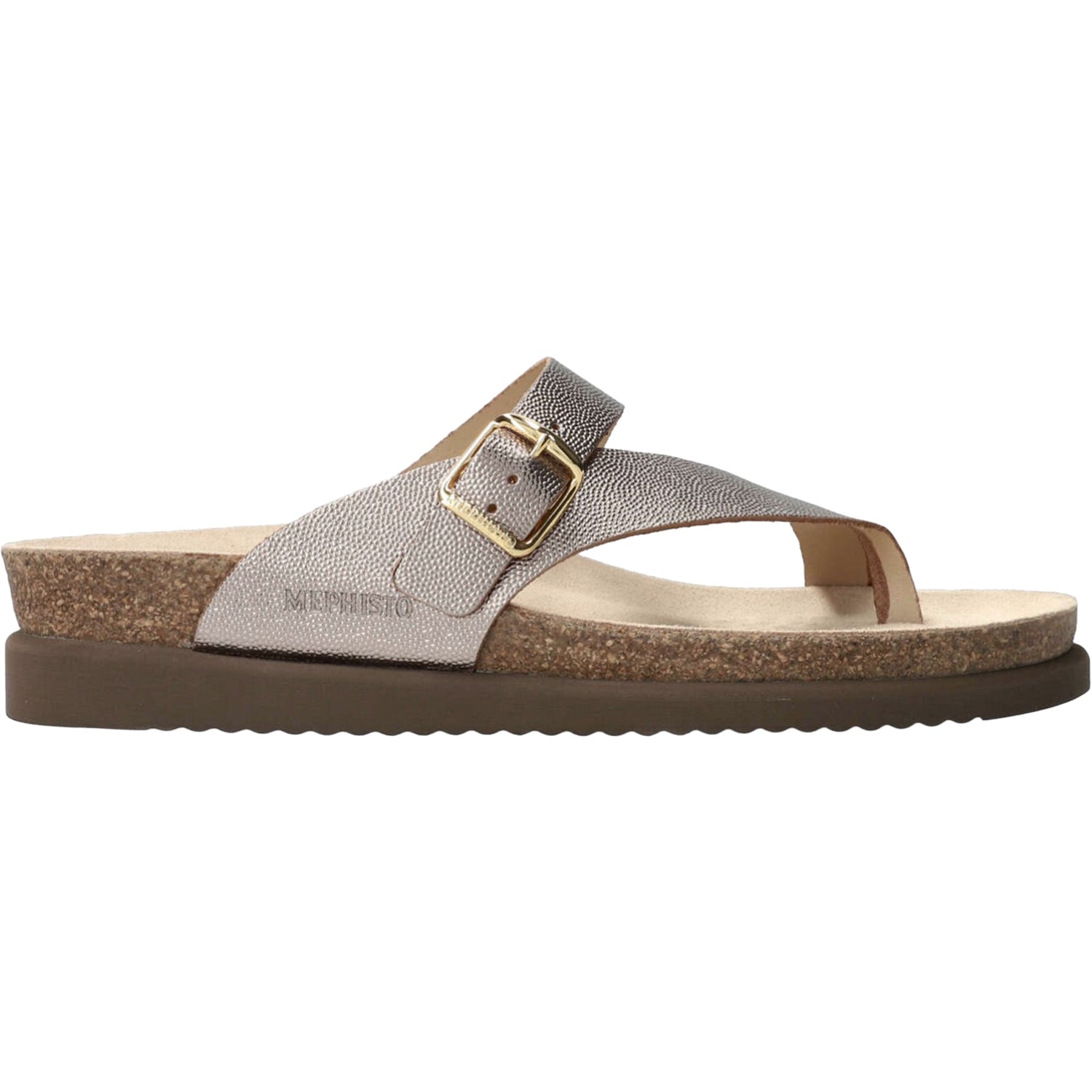 Womens Mephisto Mephisto Helen Women's Sandals Thong Sandals Platinum Odysee Platinum Odysee