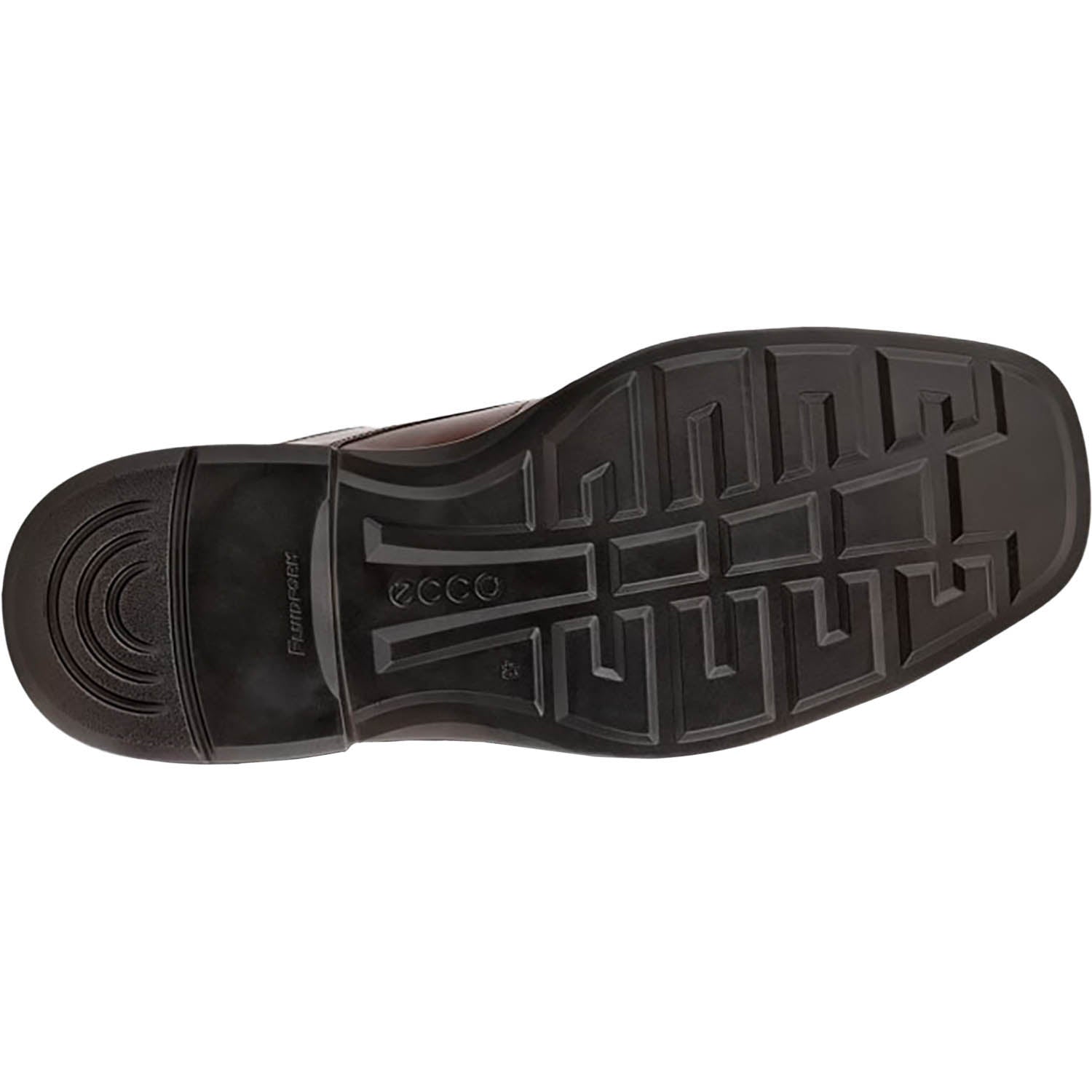 Mens Ecco ECCO Helsinki 20 Easy Slip Apron Toe Tie Men's Dress Lace Up Shoes Potting Soil Potting Soil