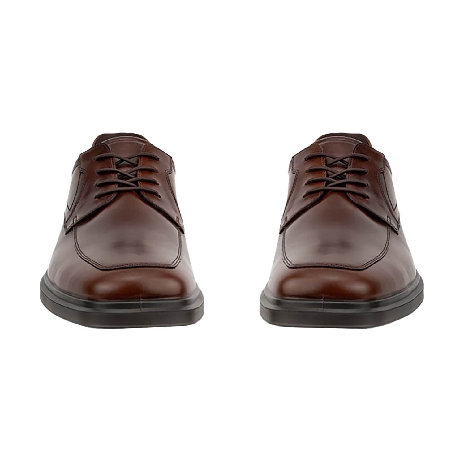 Mens Ecco ECCO Helsinki 20 Easy Slip Apron Toe Tie Men's Dress Lace Up Shoes Potting Soil Potting Soil