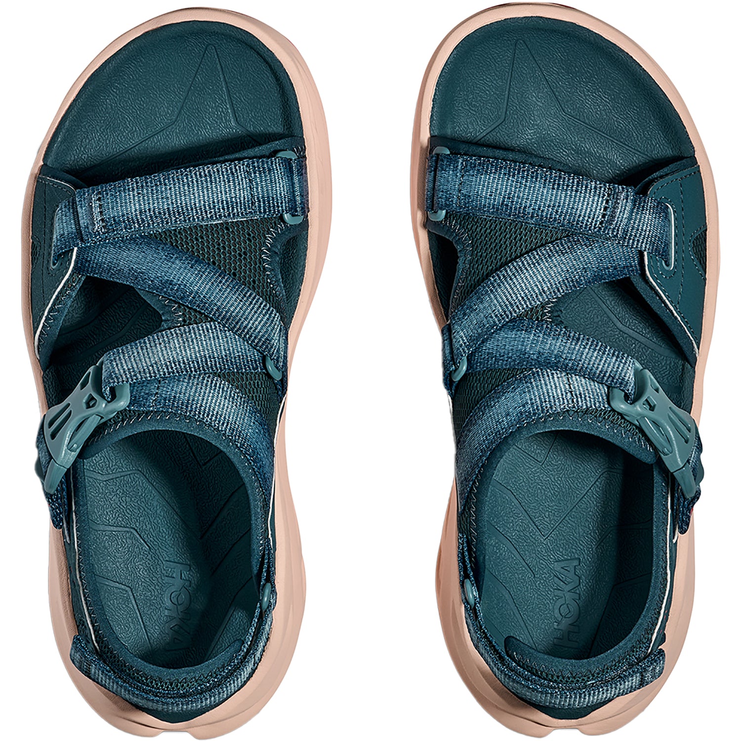 Odette【ONLINE LIMITED】blu Hoka Women's Infini Hike TC Sandal Blue Twilight/Grapefruit