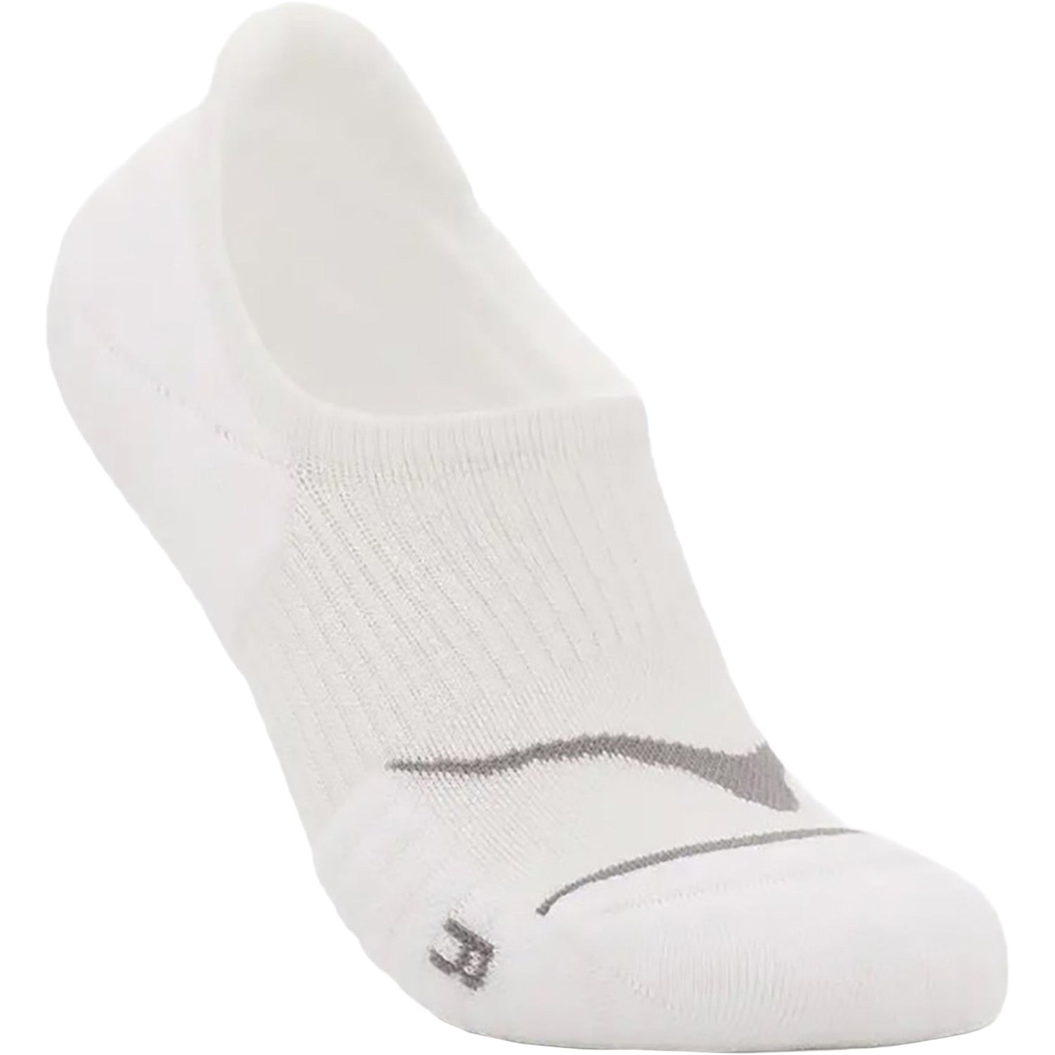 Womens Hoka one one Hoka Invisible 3-Pack Women's Socks White/Stellar Grey/Black White/Stellar Grey/Black