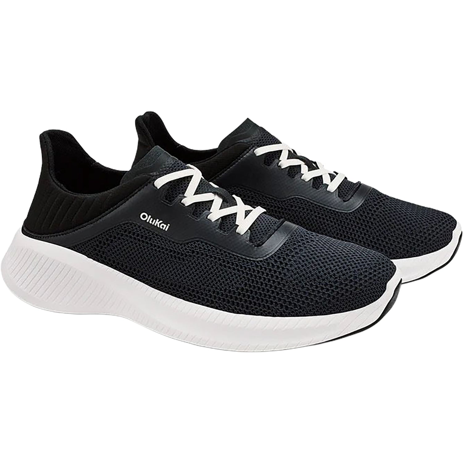 Mens Olukai OluKai Island Hopper Men's Lace Up Shoes Lava Rock/Lava Rock Mesh Lava Rock/Lava Rock Mesh