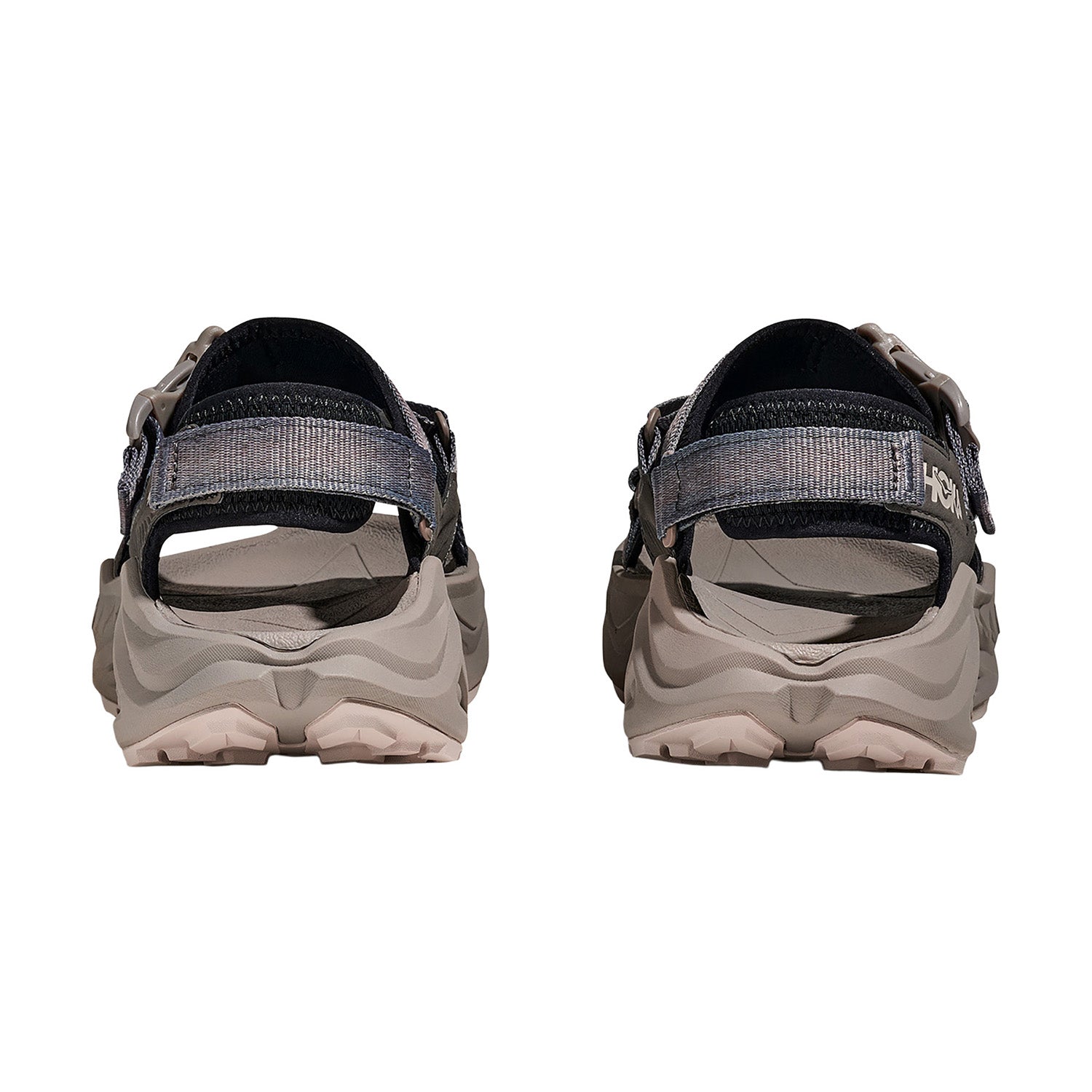 Mens Hoka one one Hoka Infini Hike TC (Neutral Support) Men's Sandals Hiking Outdoor Black/Cement Black/Cement