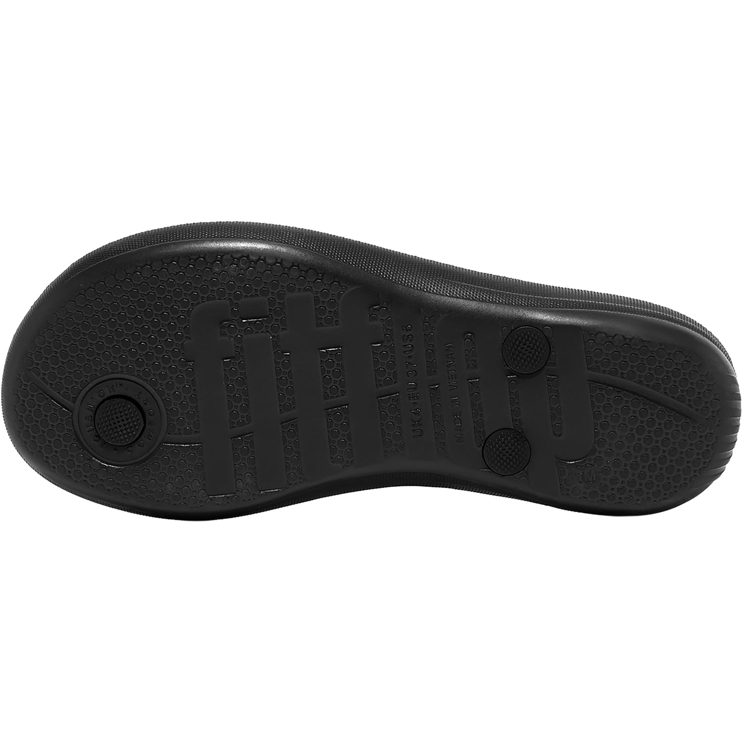 Womens Fit flop FitFlop iQushion Women's Thong Sandals Sparkle Black Sparkle Black
