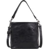 Womens Latico Latico Ivy Crossbody Bag Handbag Black Leather Black Leather