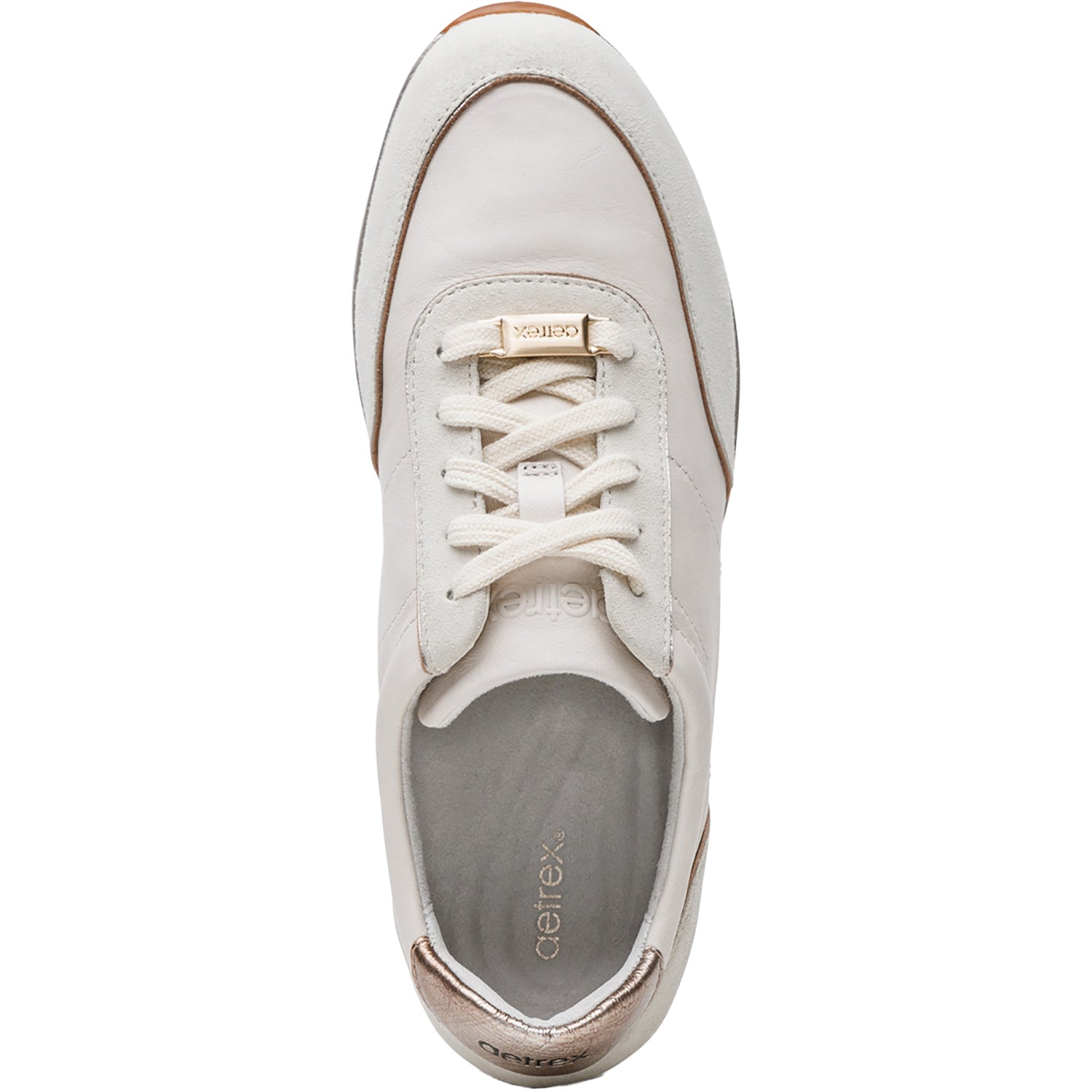 Womens Aetrex Aetrex Ivy Women's Sporty Lace Up Shoes Chalk Chalk