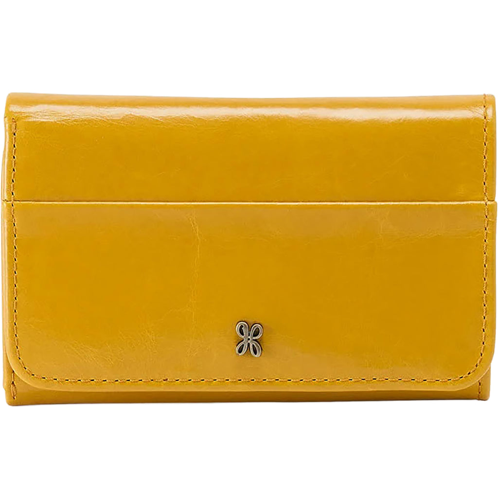 Hobo International Jill Trifold Wallet Polished Sun Glow