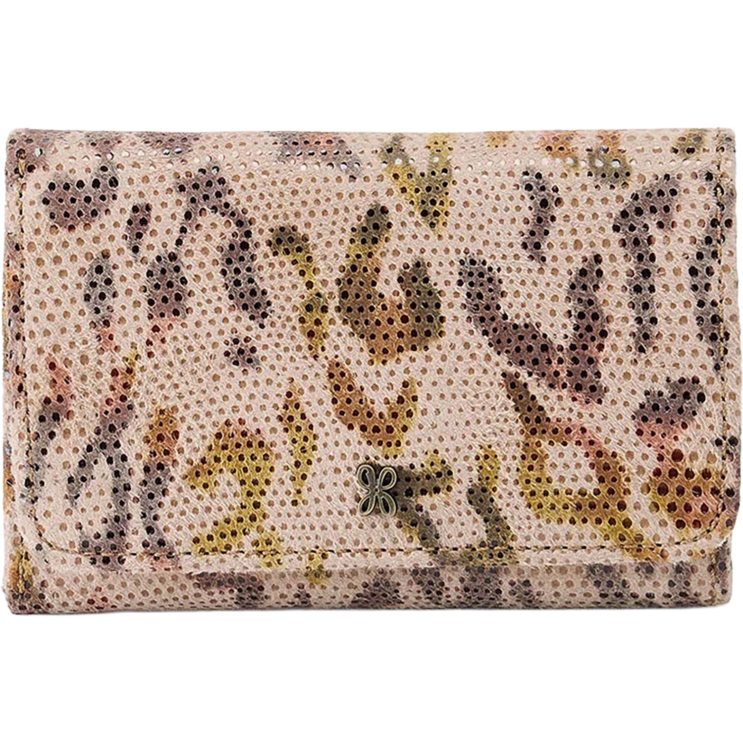 Womens Hobo Hobo International Jill Trifold Wallet Summer Safari Summer Safari