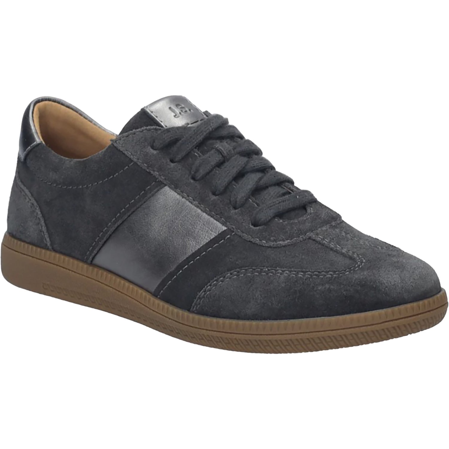 Womens Josef seibel Josef Seibel Joleen 05 Women's Lace Up Shoes Granite Metallic Leather/Suede Combi Granite Metallic Leather/Suede Combi