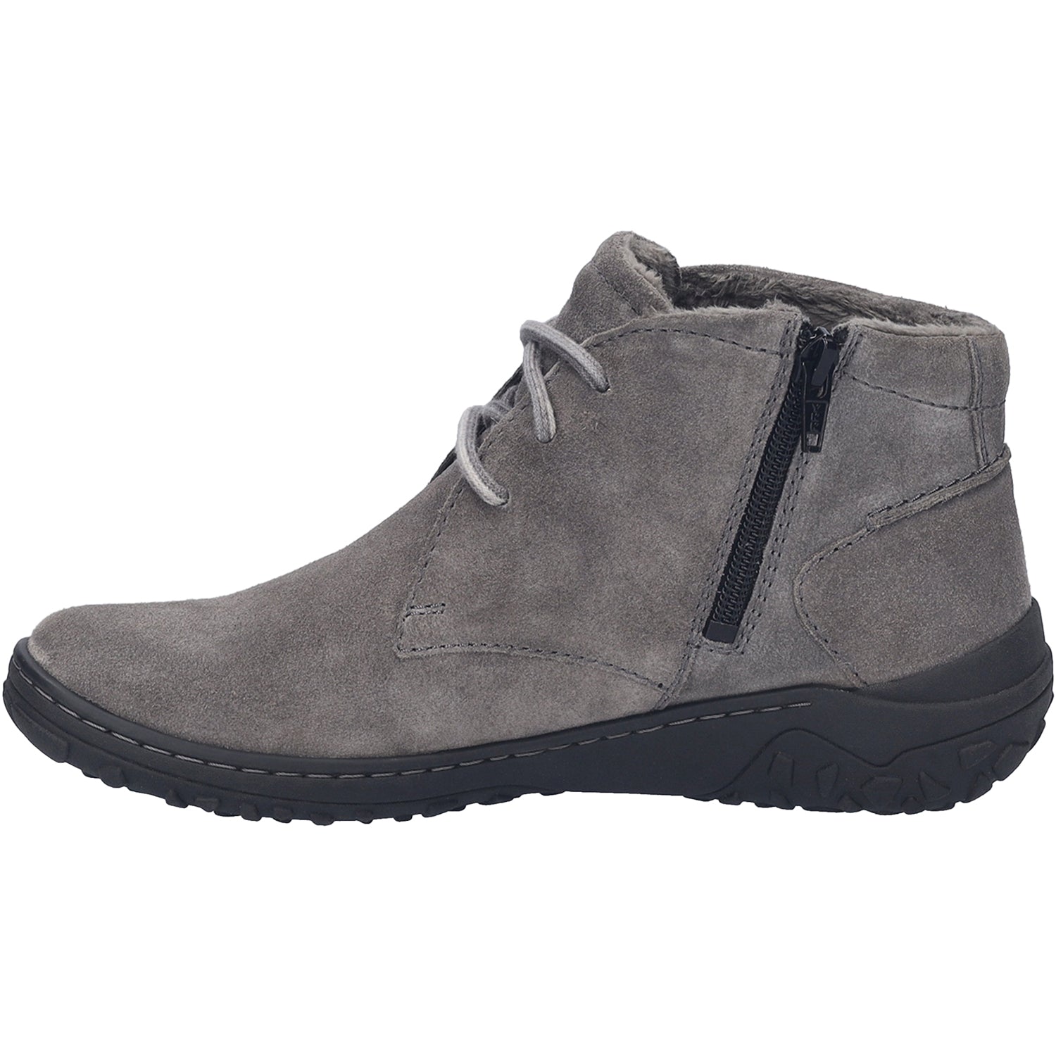 Womens Josef seibel Josef Seibel Ruby 01 Women's Boots Gray Suede Gray Suede