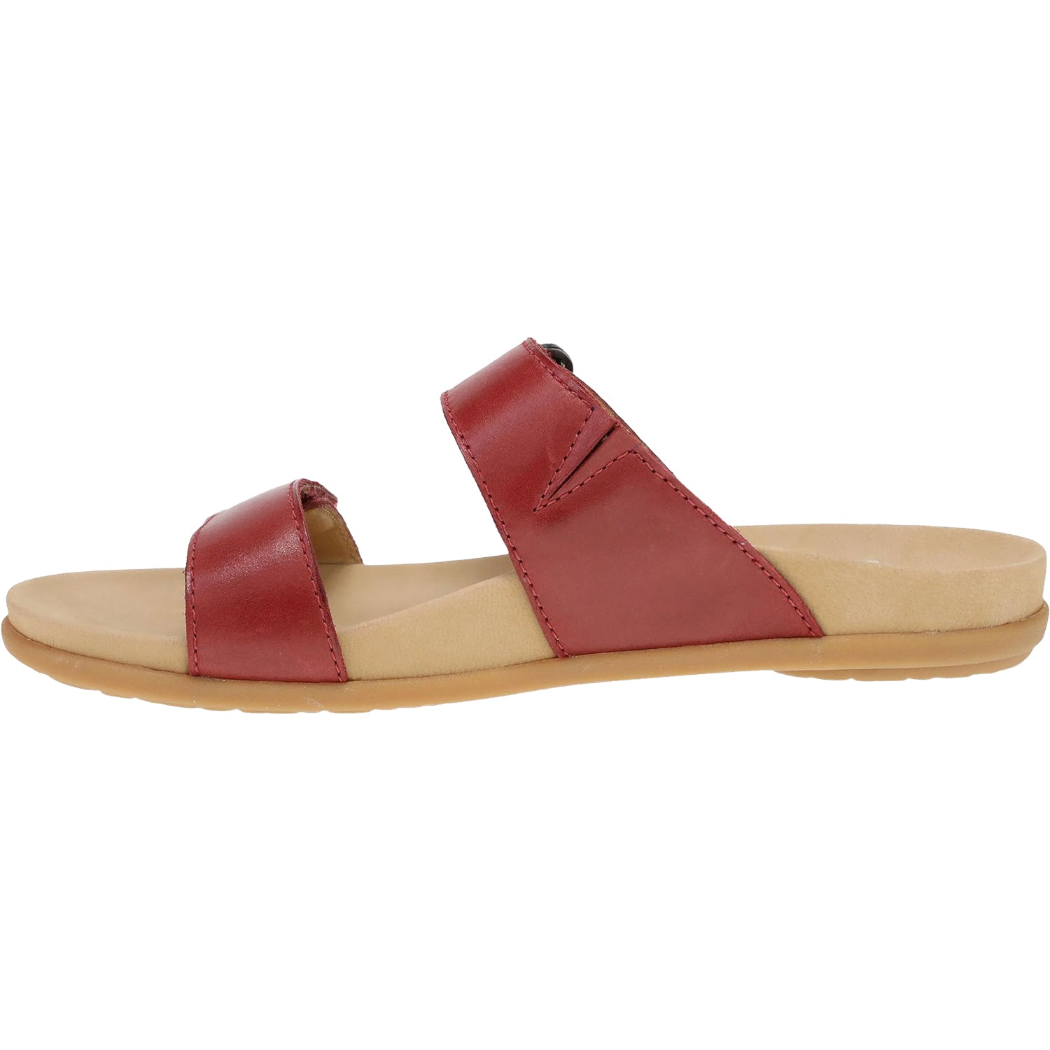 Womens Dansko Dansko Justine Calf Women's Slide Sandals Cayenne Cayenne