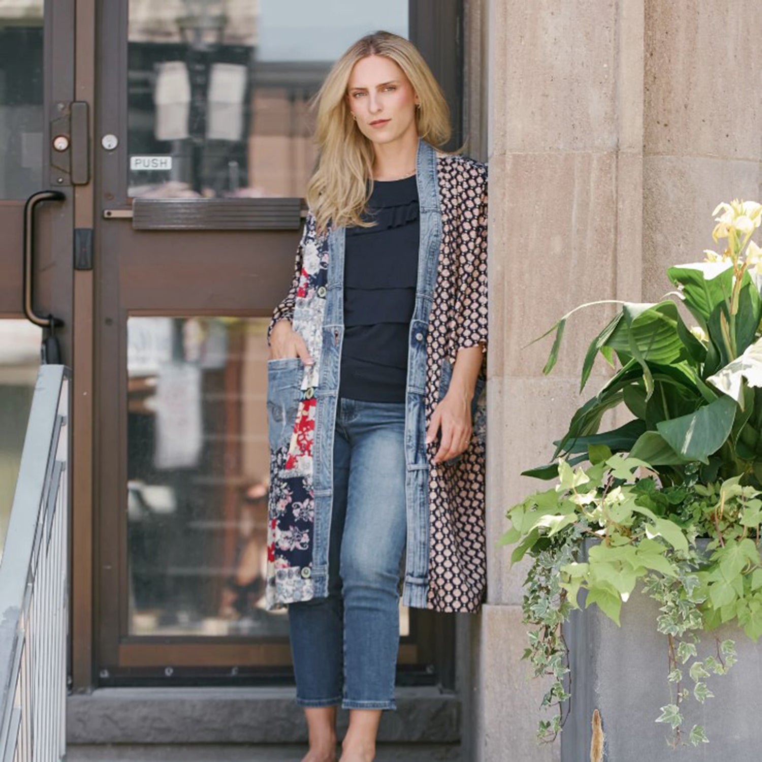 Womens Shannon passero Women's Shannon Passero Janis Cardigan Navy Mix Navy Mix