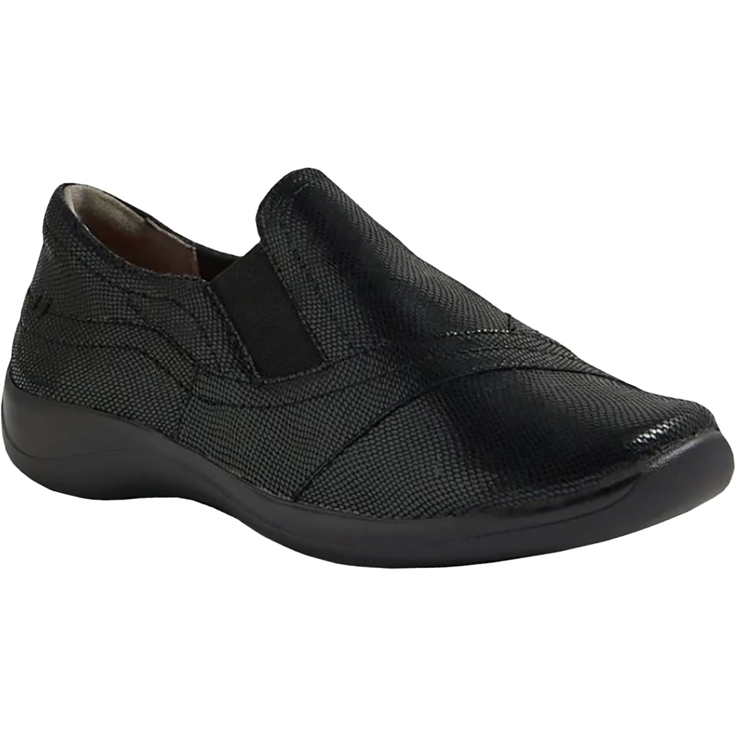 Womens Ziera Women's Ziera Java Black Lizard Shine Leatherq Black Lizard Shine Leather