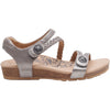 Womens Aetrex Women's Aetrex Jillian Brushed Silver Leather Brushed Silver
