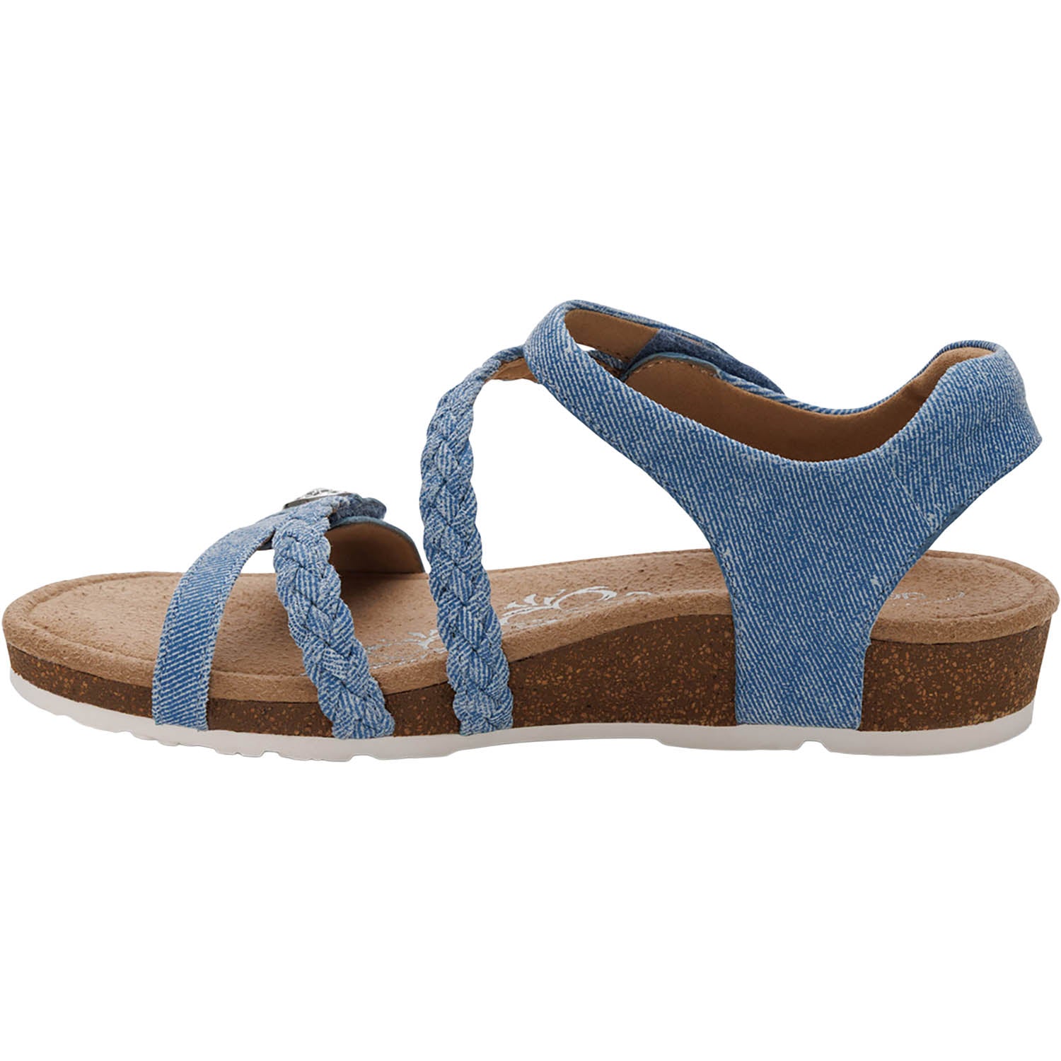 Womens Aetrex Aetrex Jillian Women's Sandals Denim Denim