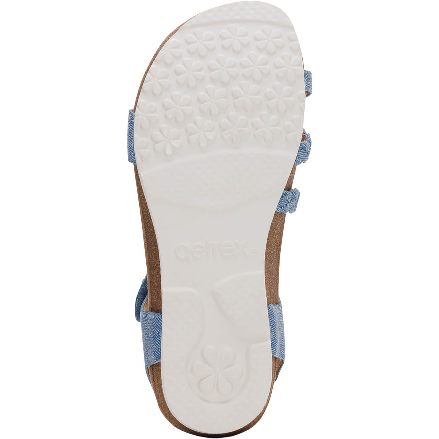 Womens Aetrex Aetrex Jillian Women's Sandals Denim Denim