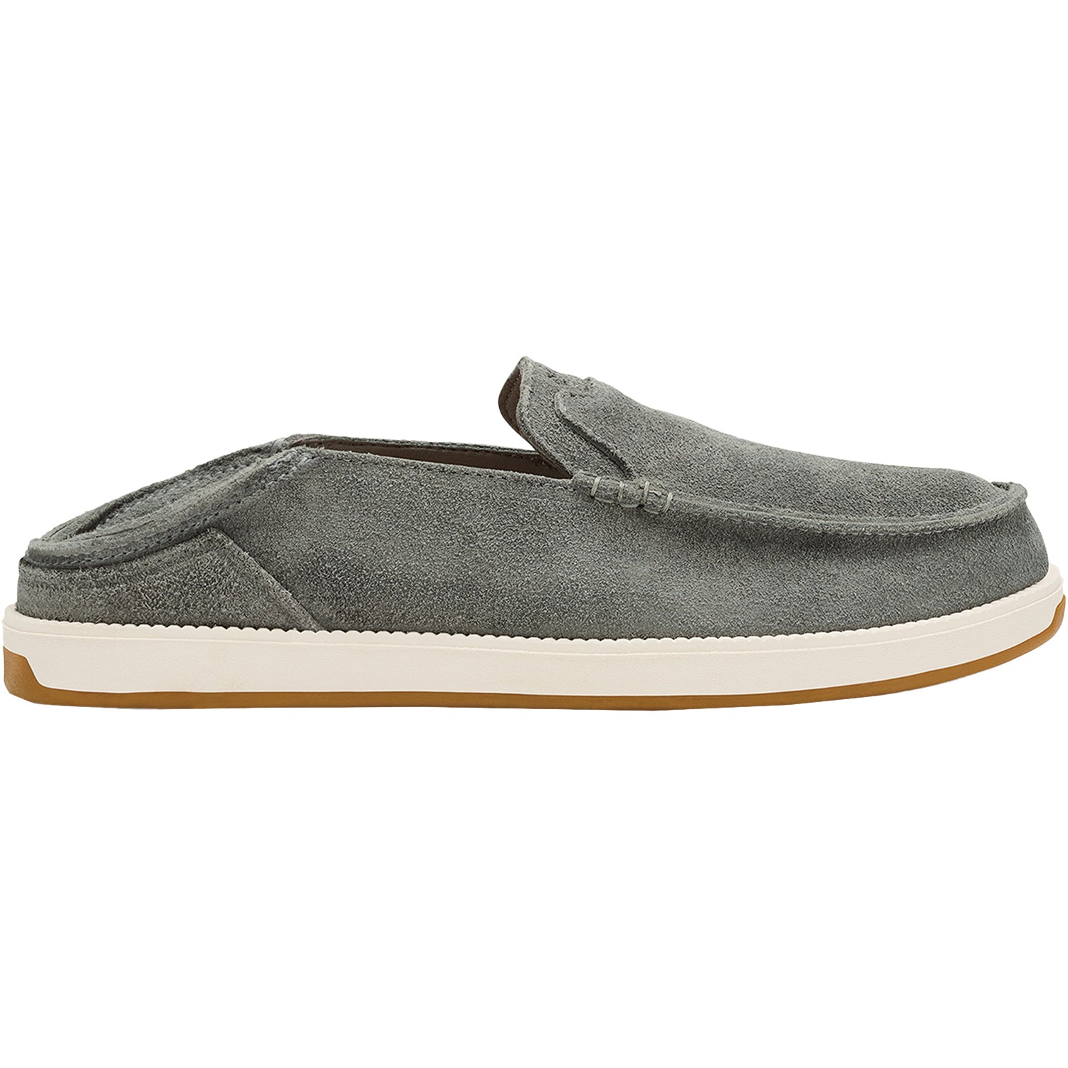 Mens Olukai Olukai Kakaha Nia Men's Slip Ons Ash/Ash Ash/Ash