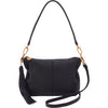 Womens Hobo Hobo Kori Crossbody Handbag Black Pebbled Leather Black Pebbled Leather
