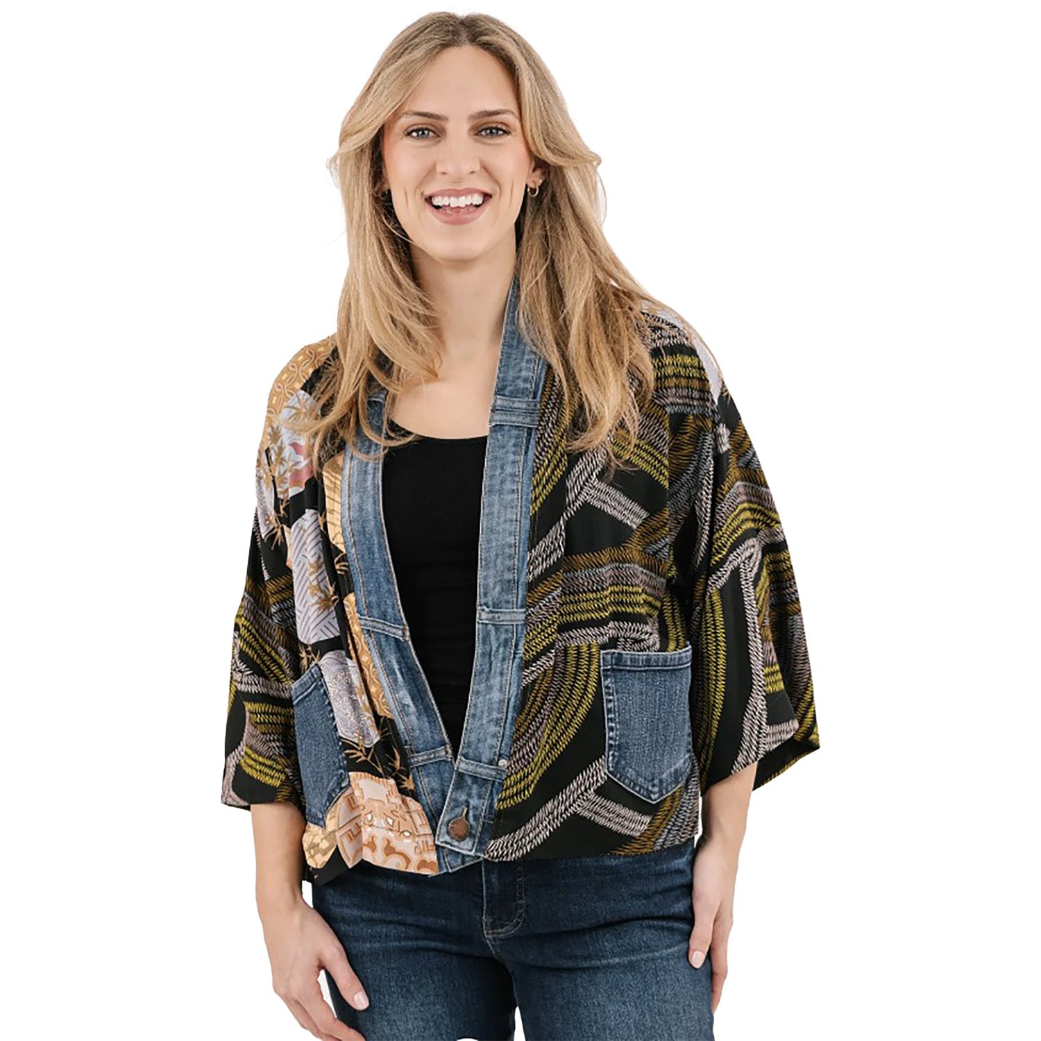 Womens Shannon passero Women's Shannon Passero Karol Cardigan Asia Print Mix Asia Print Mix
