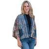 Womens Shannon passero Women's Shannon Passero Karol Cardigan Blue Paisley Mix Blue Paisley Mix