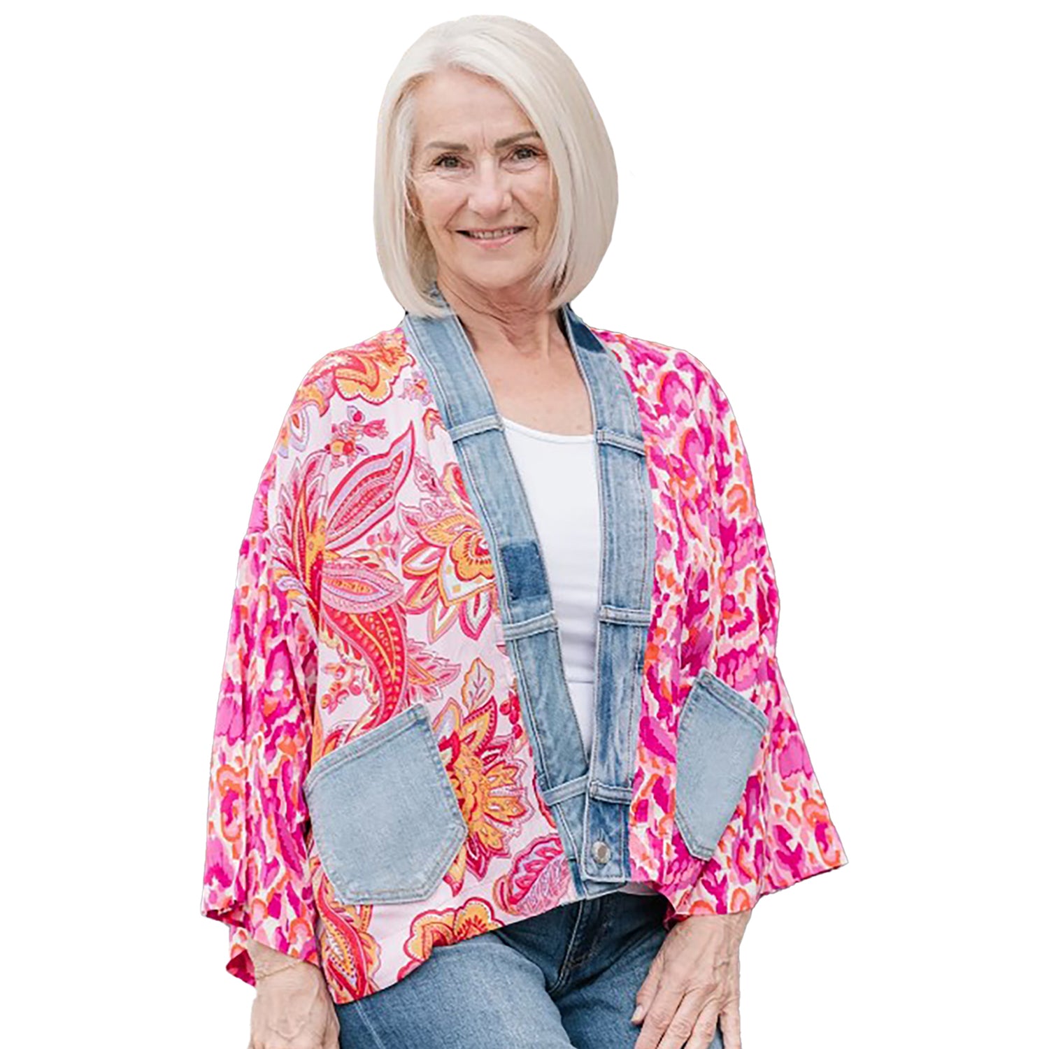 Womens Shannon passero Women's Shannon Passero Karol Cardigan Pink Mix Pink Mix