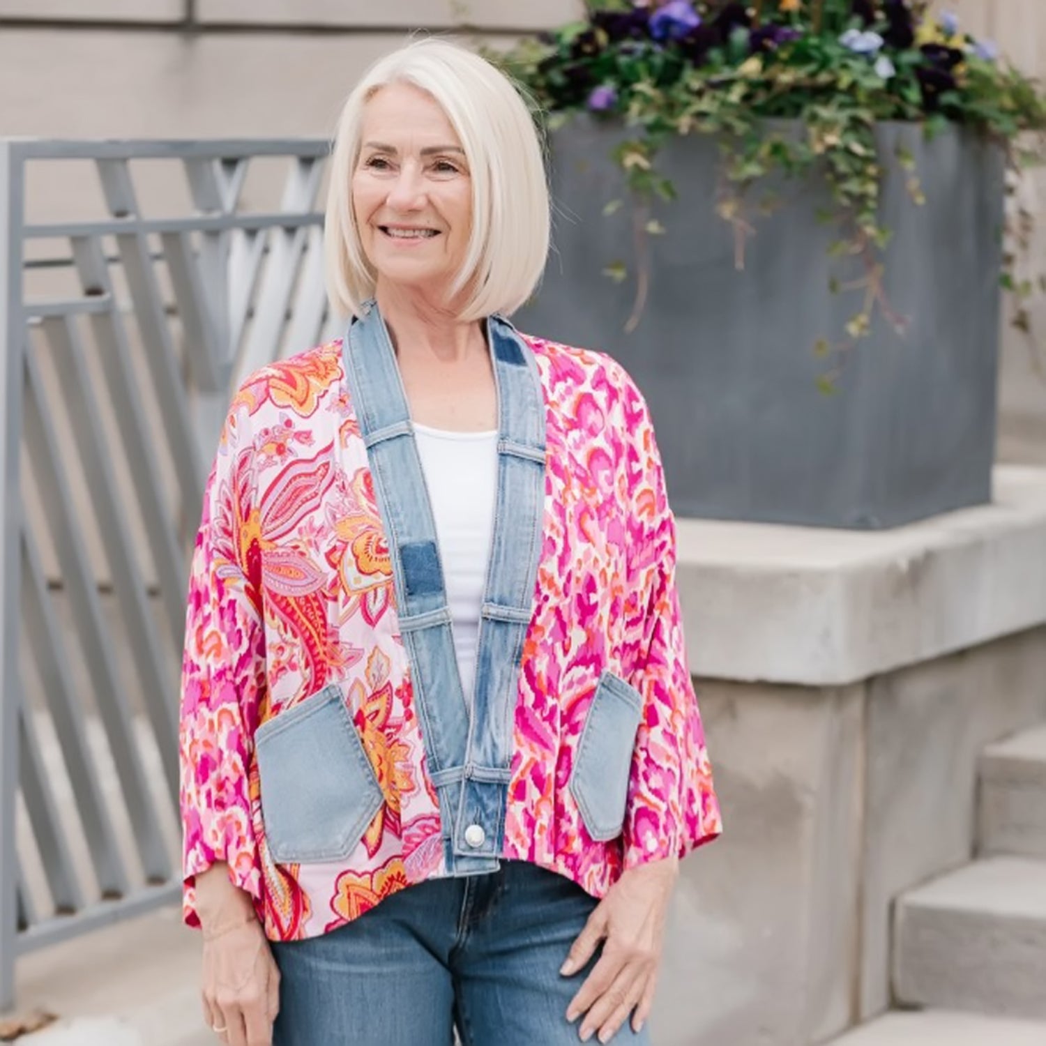 Womens Shannon passero Women's Shannon Passero Karol Cardigan Pink Mix Pink Mix