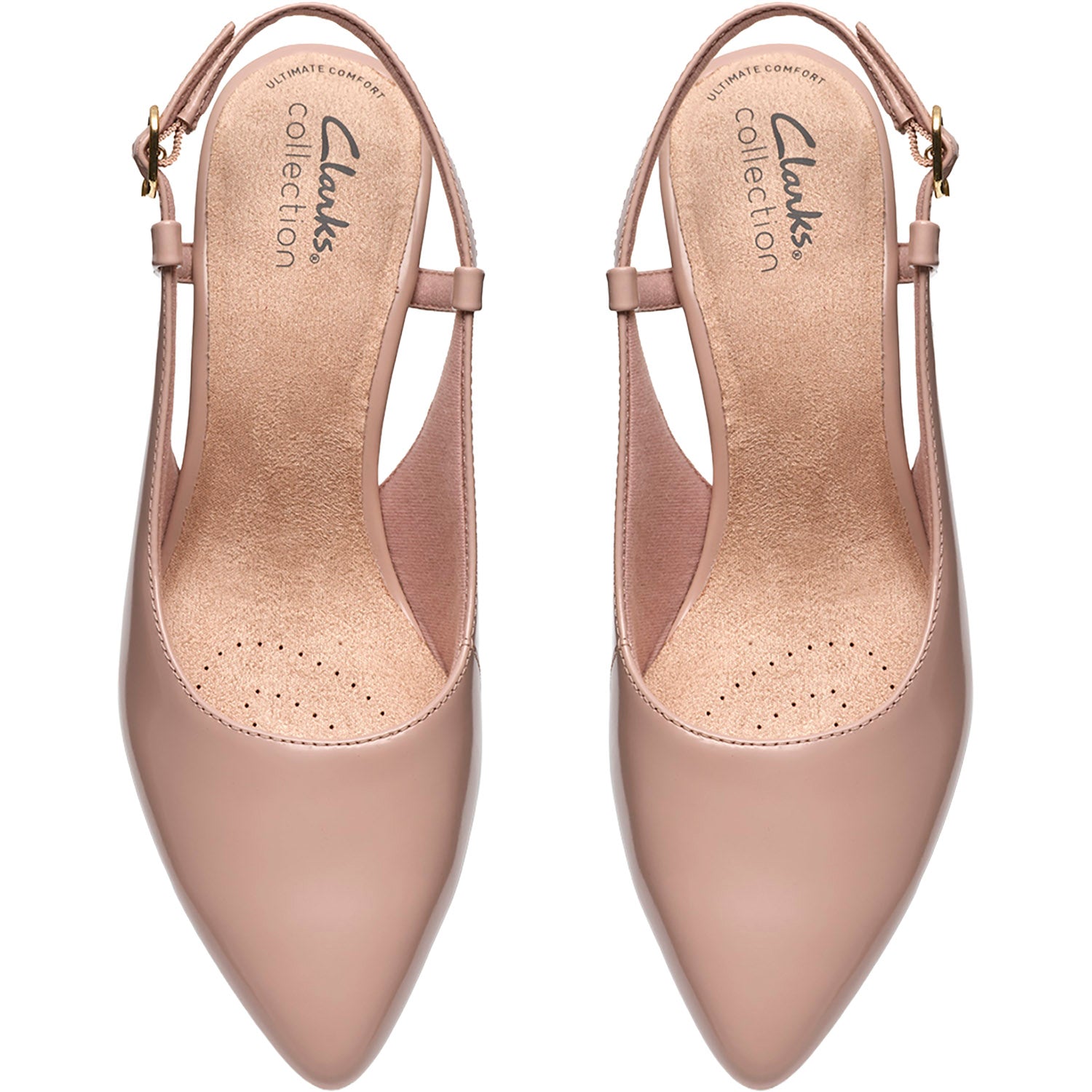 Womens Clarks Clarks Kepley Lane Women's Dress Heels Light Pink Leather Light Pink Leather