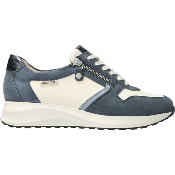 Mephisto Kim Women's Lace Up Shoes Jeans Blue – Footwear etc.
