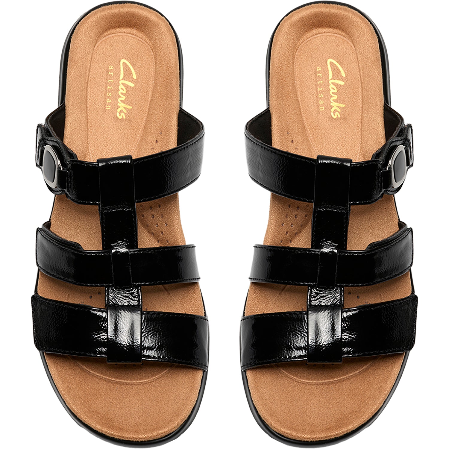 Clarks Kitly Pearl Women's Dress Sandals Black Pat Footwear etc. Clarks Kitly Pearl Women's Dress Sandals Black Pat Footwear etc.