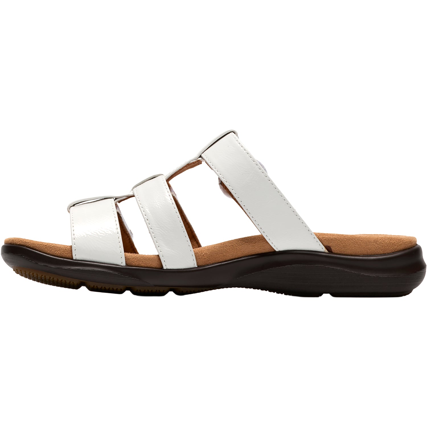 Womens Clarks Kitly Pearl Women's Dress Sandals White Patent White Patent
