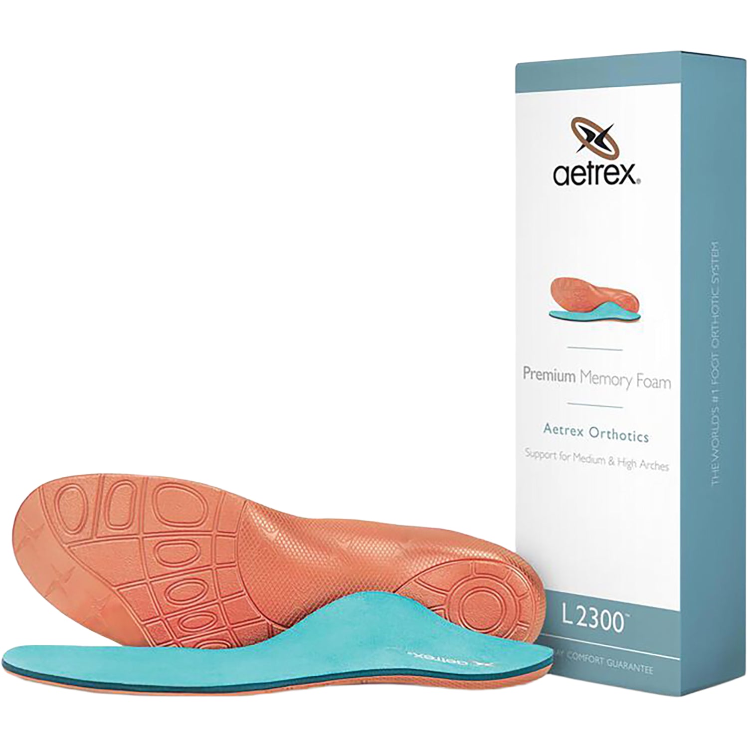 Mens Lynco Aetrex Lynco L2300 Premium Memory Foam Men's Insoles Blue