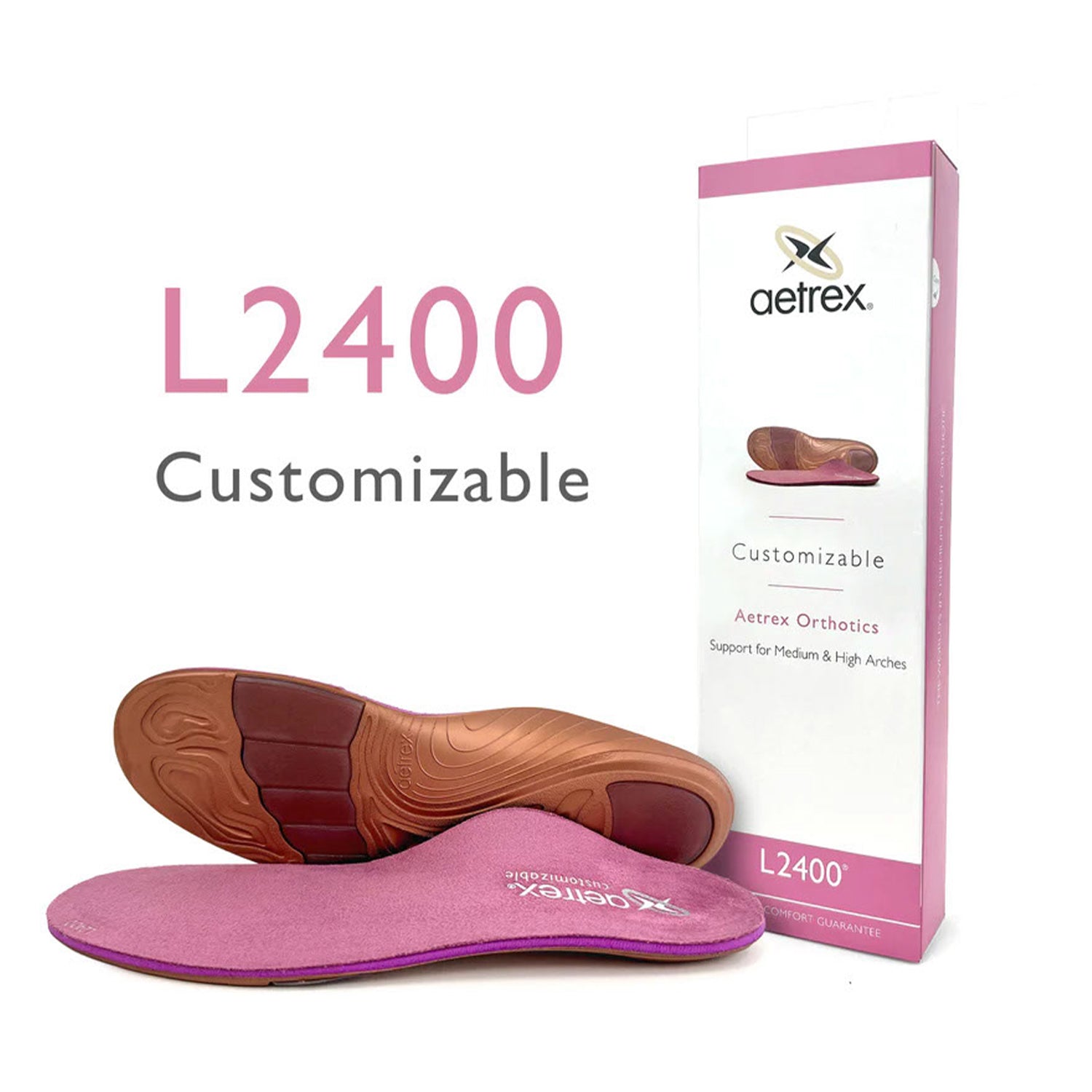 Women's Aetrex Lynco L2400 Mozaic Customizable Orthotics