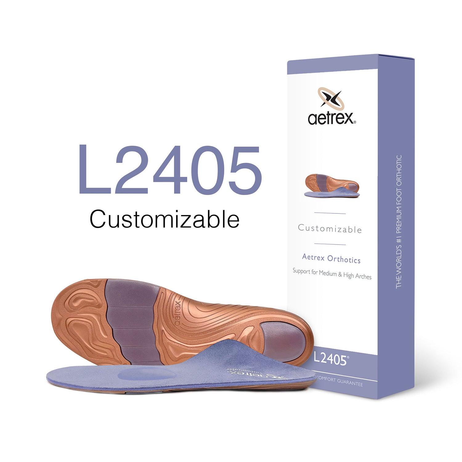 Men's Aetrex L2405 Lynco Mozaic Customizable Metatarsal Orthotic