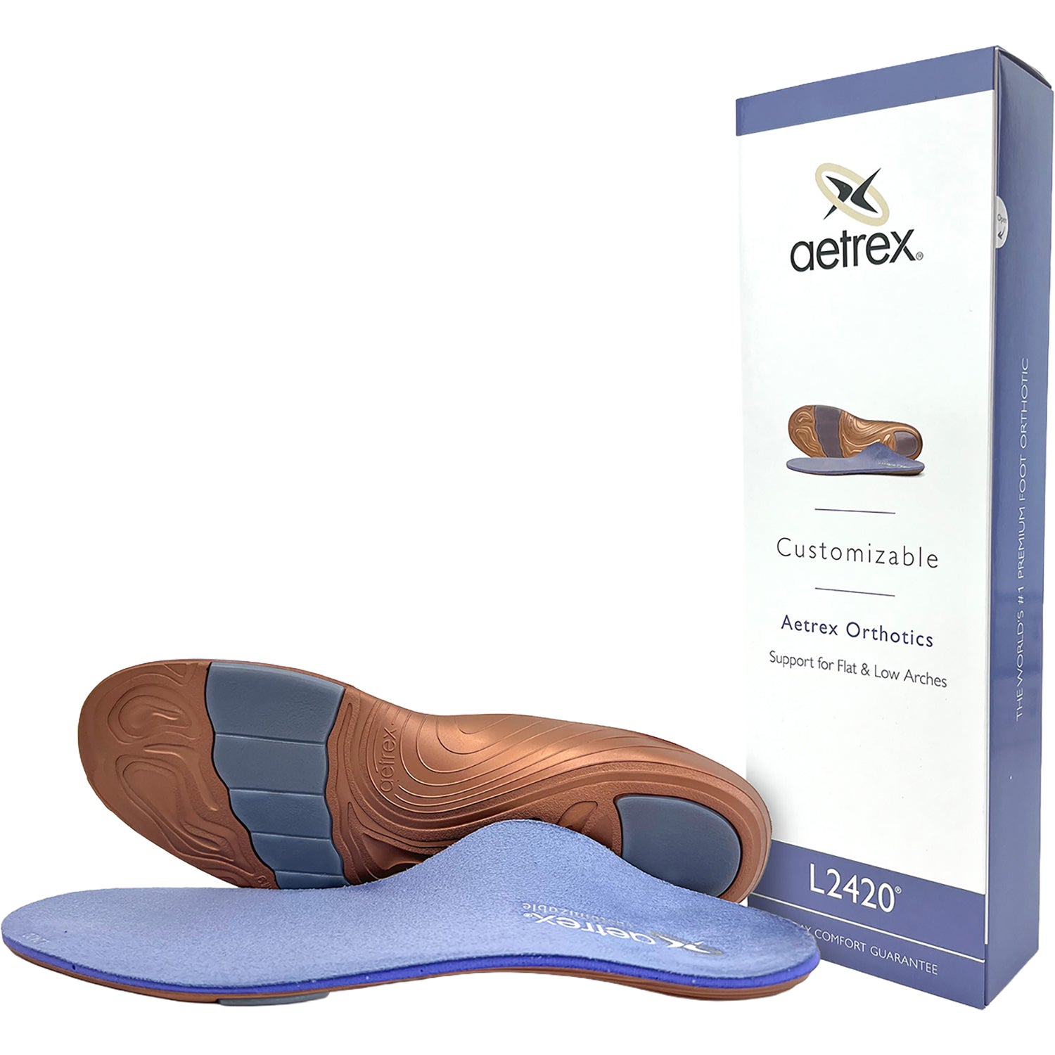 Mens Lynco Aetrex Lynco L2420 Mozaic Post Men's Customizable Insoles` Purple