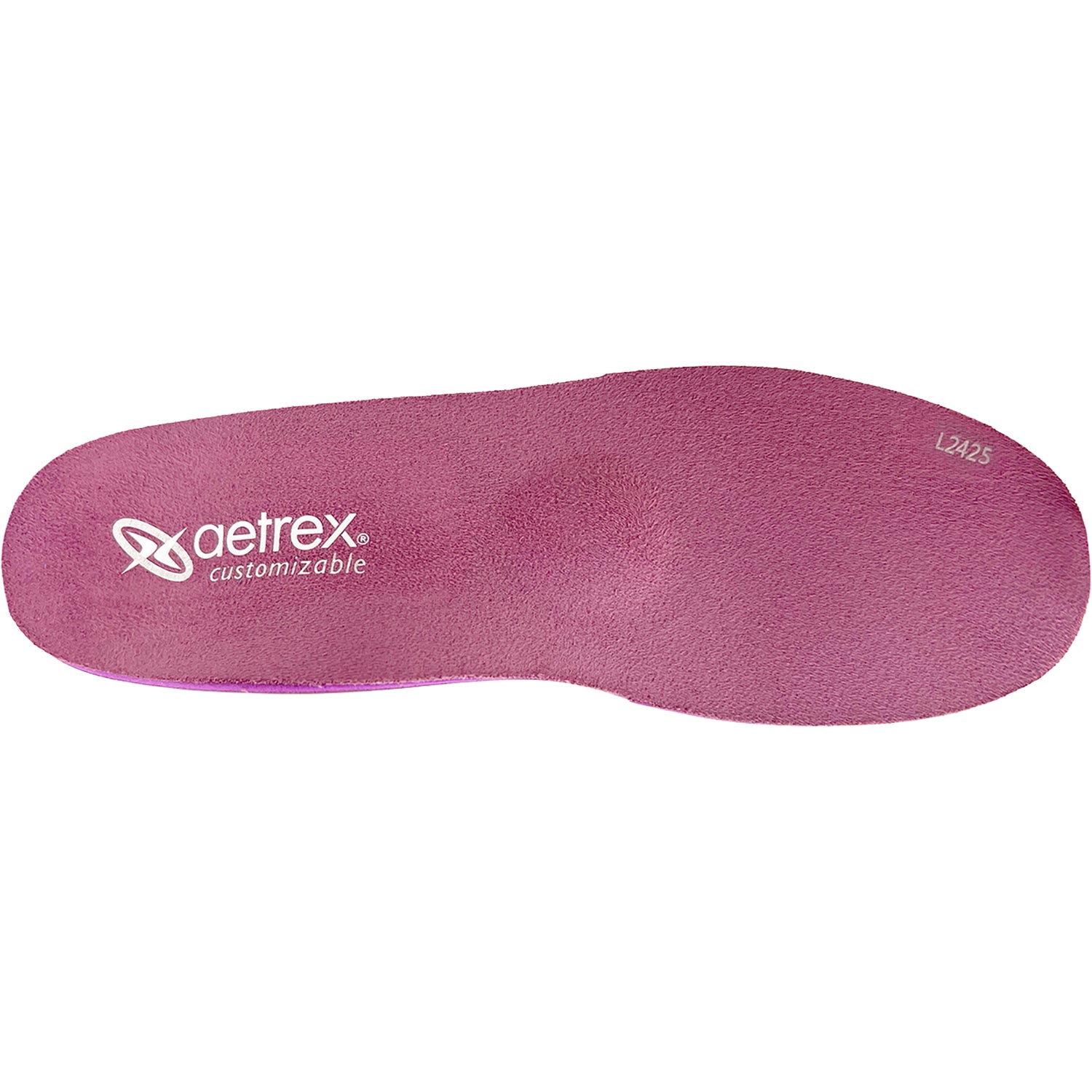 Womens Lynco Aetrex Lynco L2425 Customizable Posted Metatarsal Orthotics Women's Insoles Pink