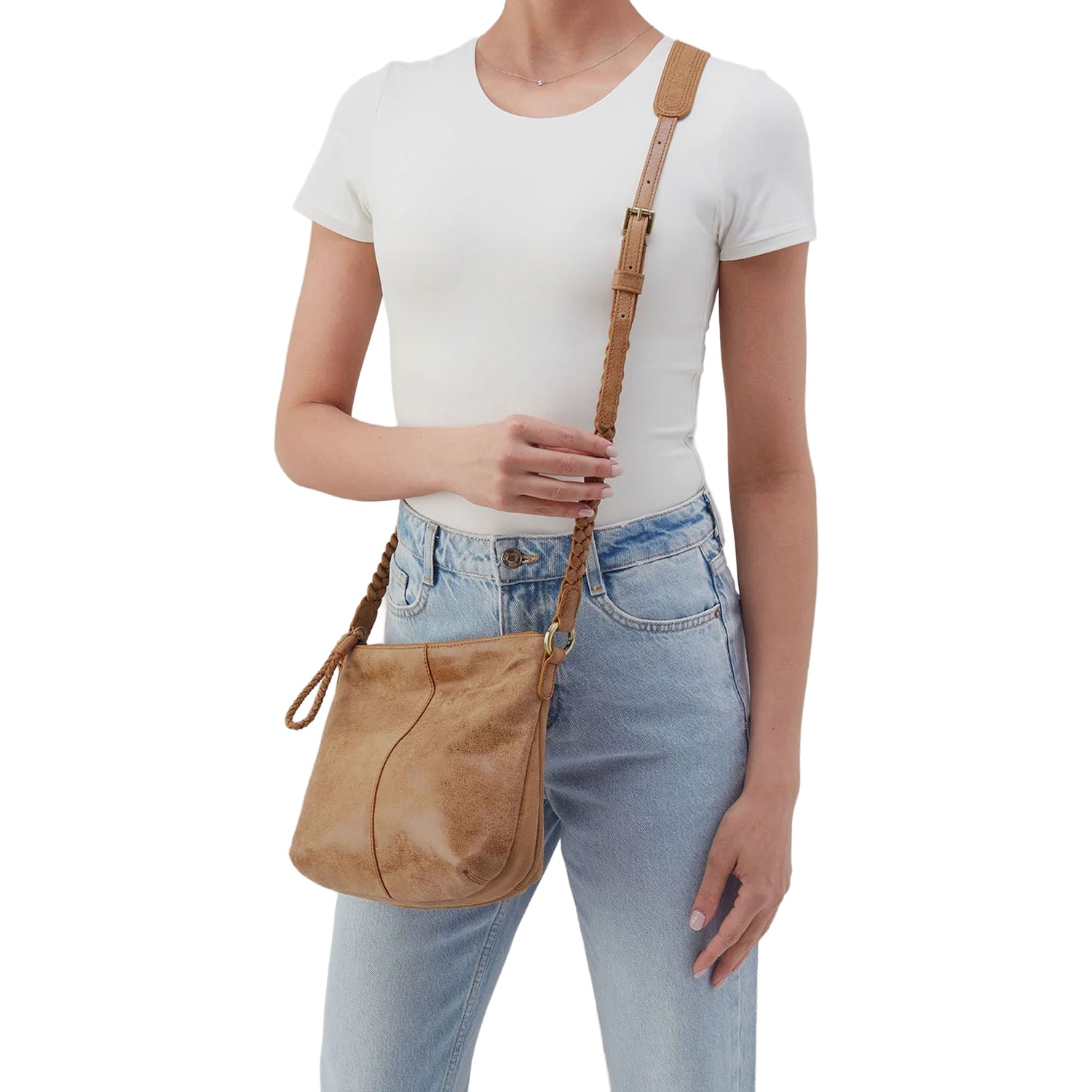 Womens Hobo Hobo International Lasso Crossbody Whiskey Buffed Leather Whiskey Buffed Leather