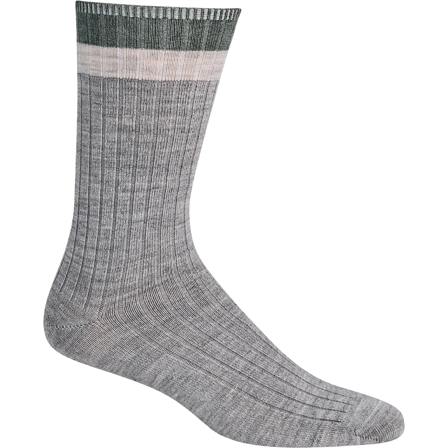 Mens Sockwell Sockwell Essential Comfort Men's Crew Socks Lake Side Light Grey Lake Side Light Grey