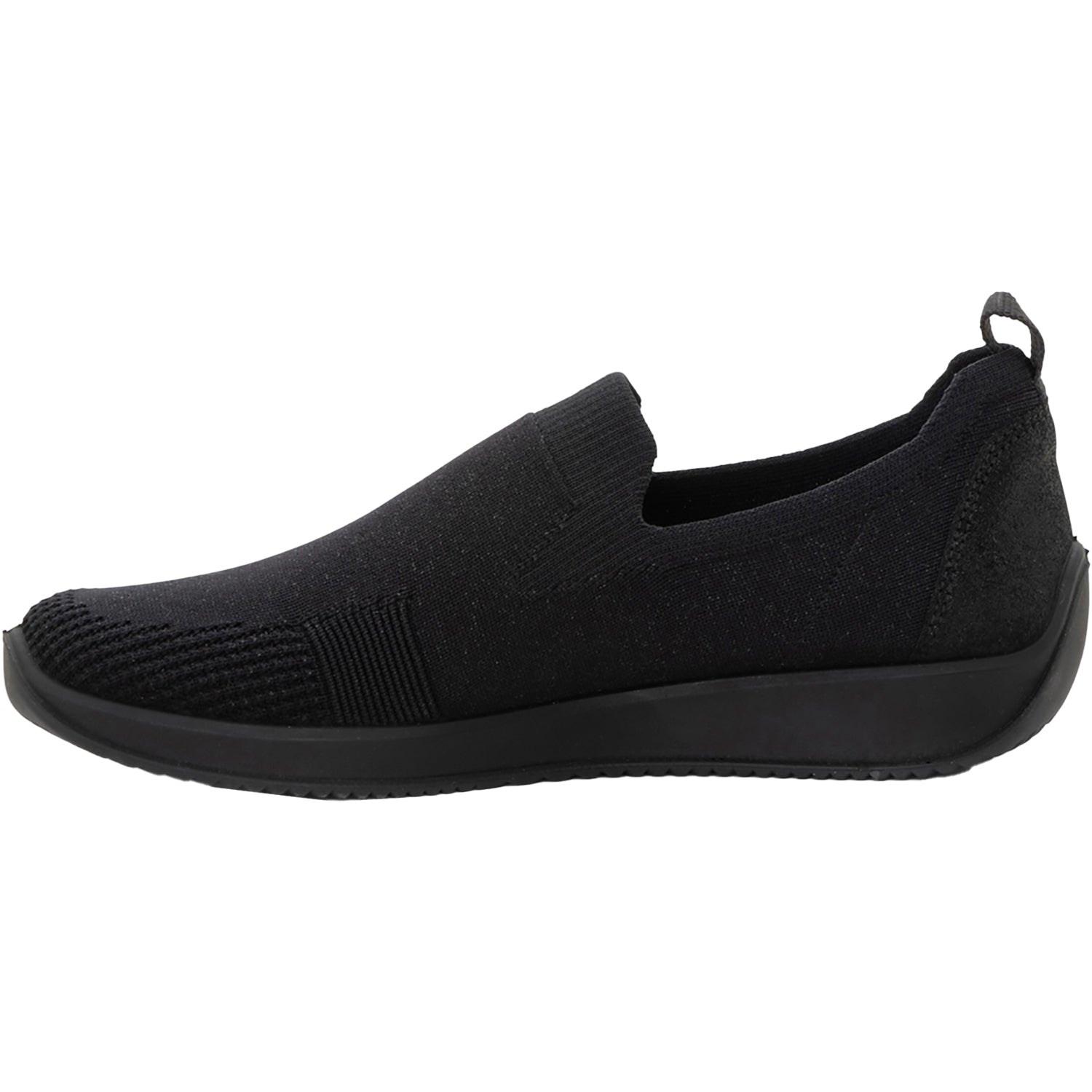 Womens Ara shoes Ara Leena 3 Women's Athletic Shoes & Athleisure Slip Ons Black/Black Metallic Wovenstretch Black/Black Metallic Wovenstretch
