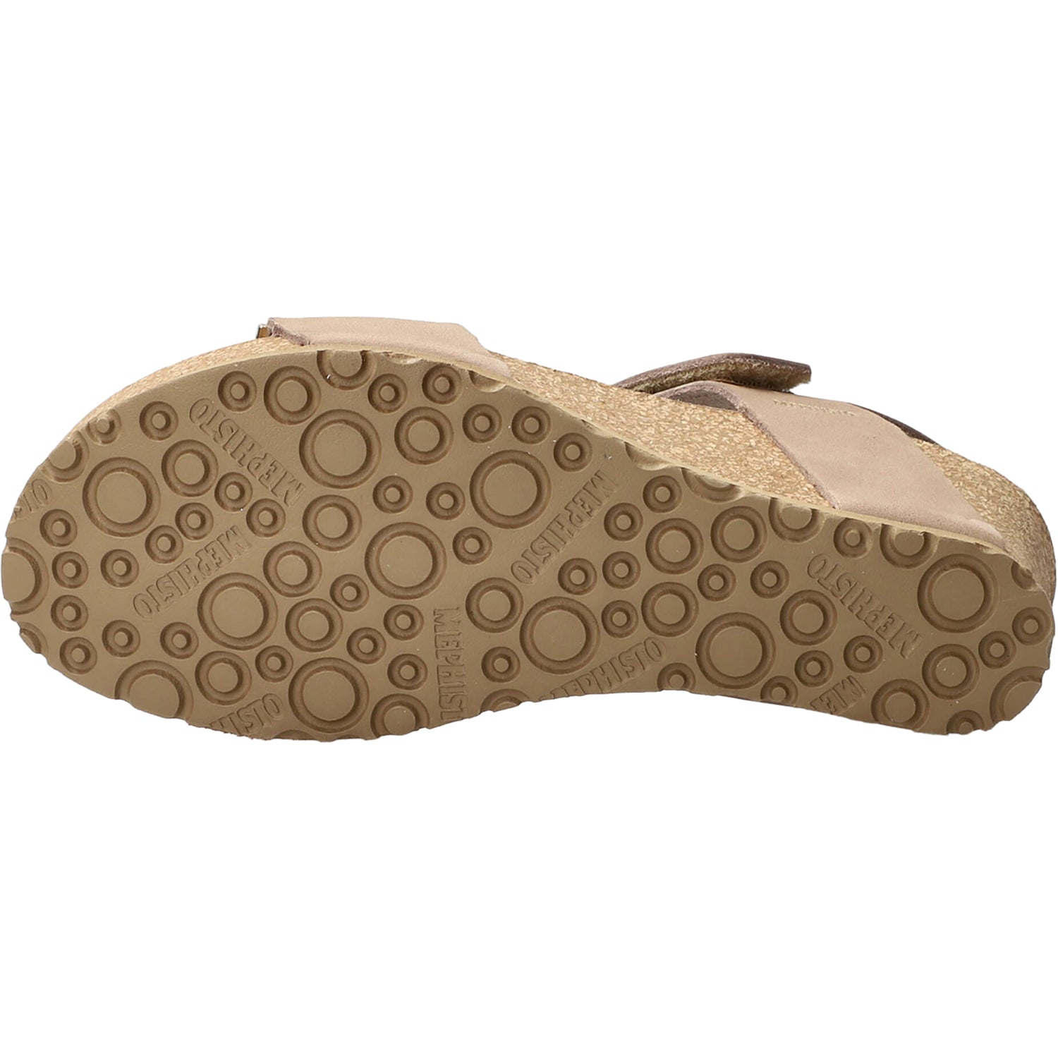Womens Mephisto Mephisto Leonore Women's Wedge Sandals Light Taupe Light Taupe