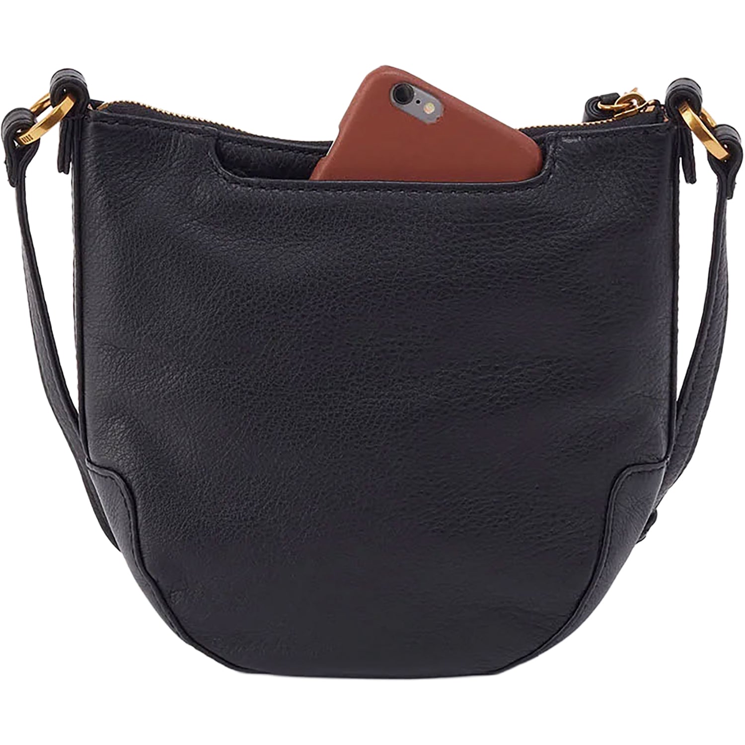 Womens Hobo Hobo International Lexi Crossbody Handbag Black Pebbled Leather Black Pebbled Leather