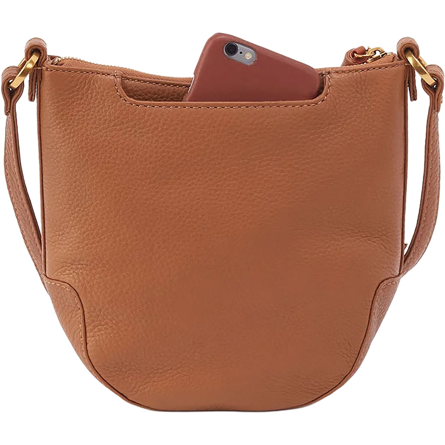 Womens Hobo Hobo International Lexi Crossbody Handbag Warm Honey Pebbled Leather Warm Honey Pebbled Leather