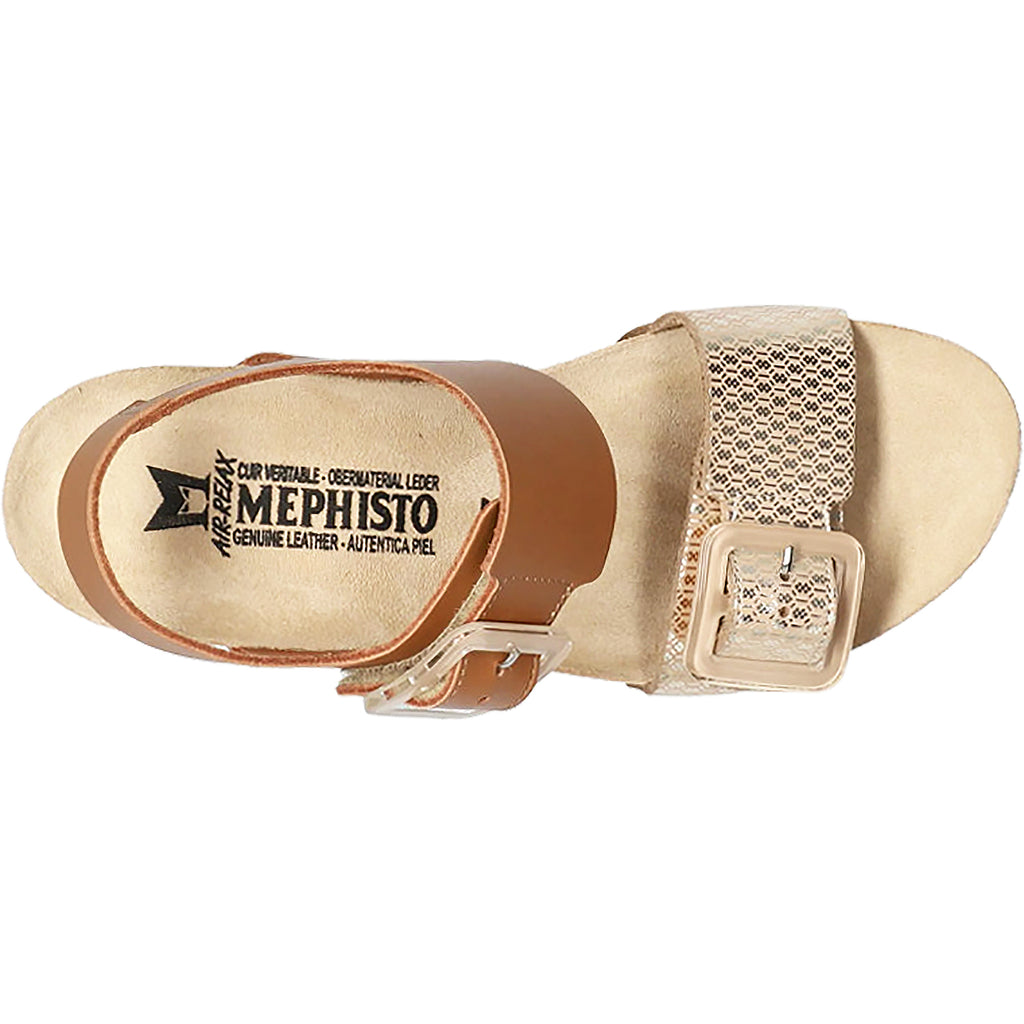 Womens Mephisto Women's Mephisto Lissia Camel Combo Leather Camel Combo Leather