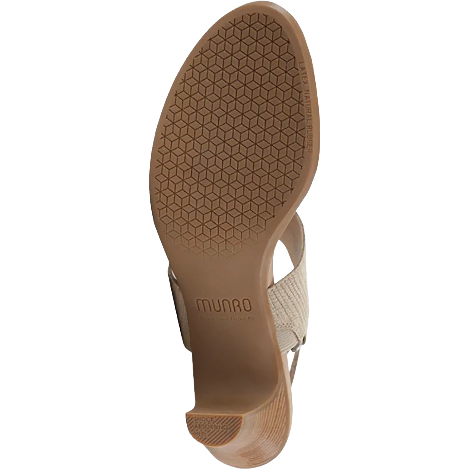 Munro Livia Women's Dress Sandals White/Tan Combo 8.5 / Narrow