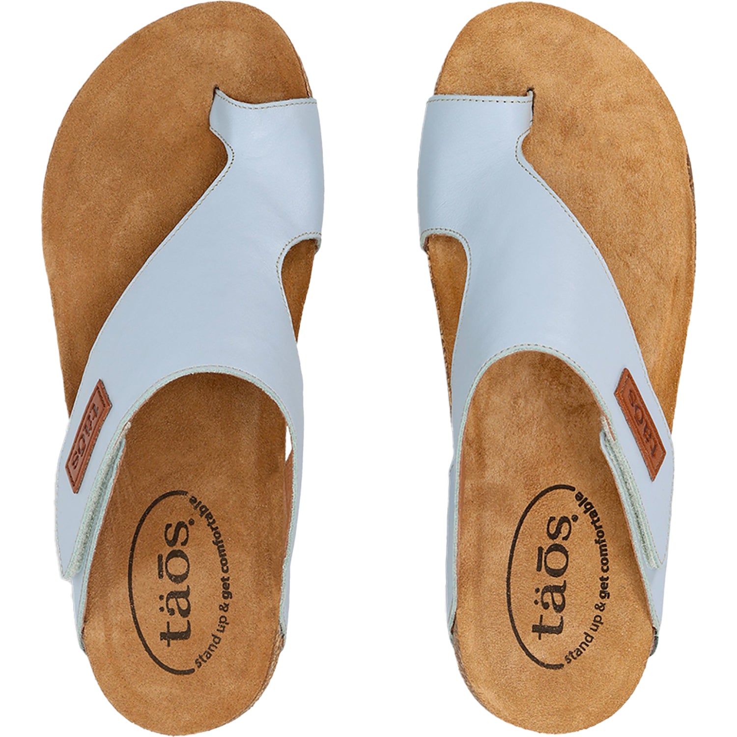Womens Taos Taos Loop Women's Sandals Thong Sandals Light Blue Light Blue
