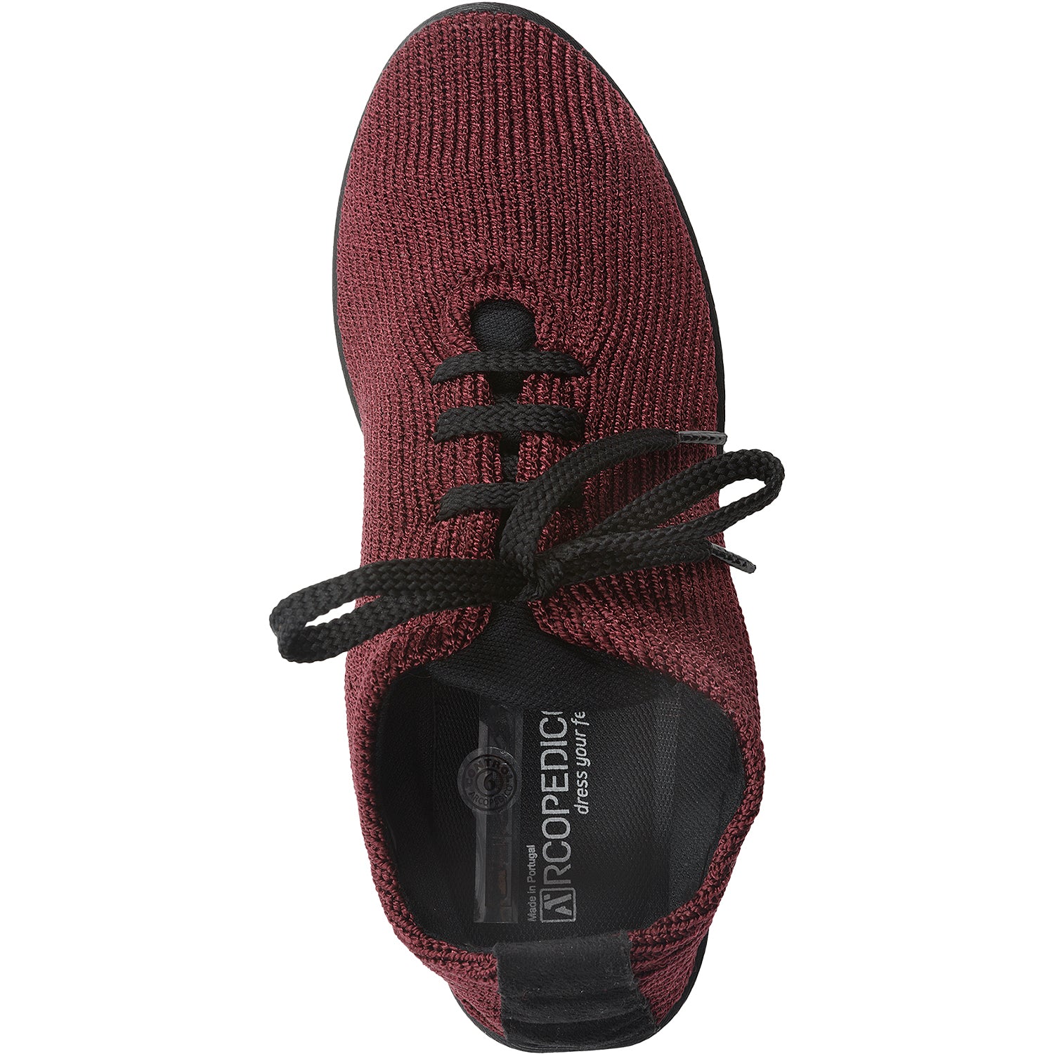 Womens Arcopedico Women's Arcopedico LS Bordeaux Knit Fabric Bordeaux