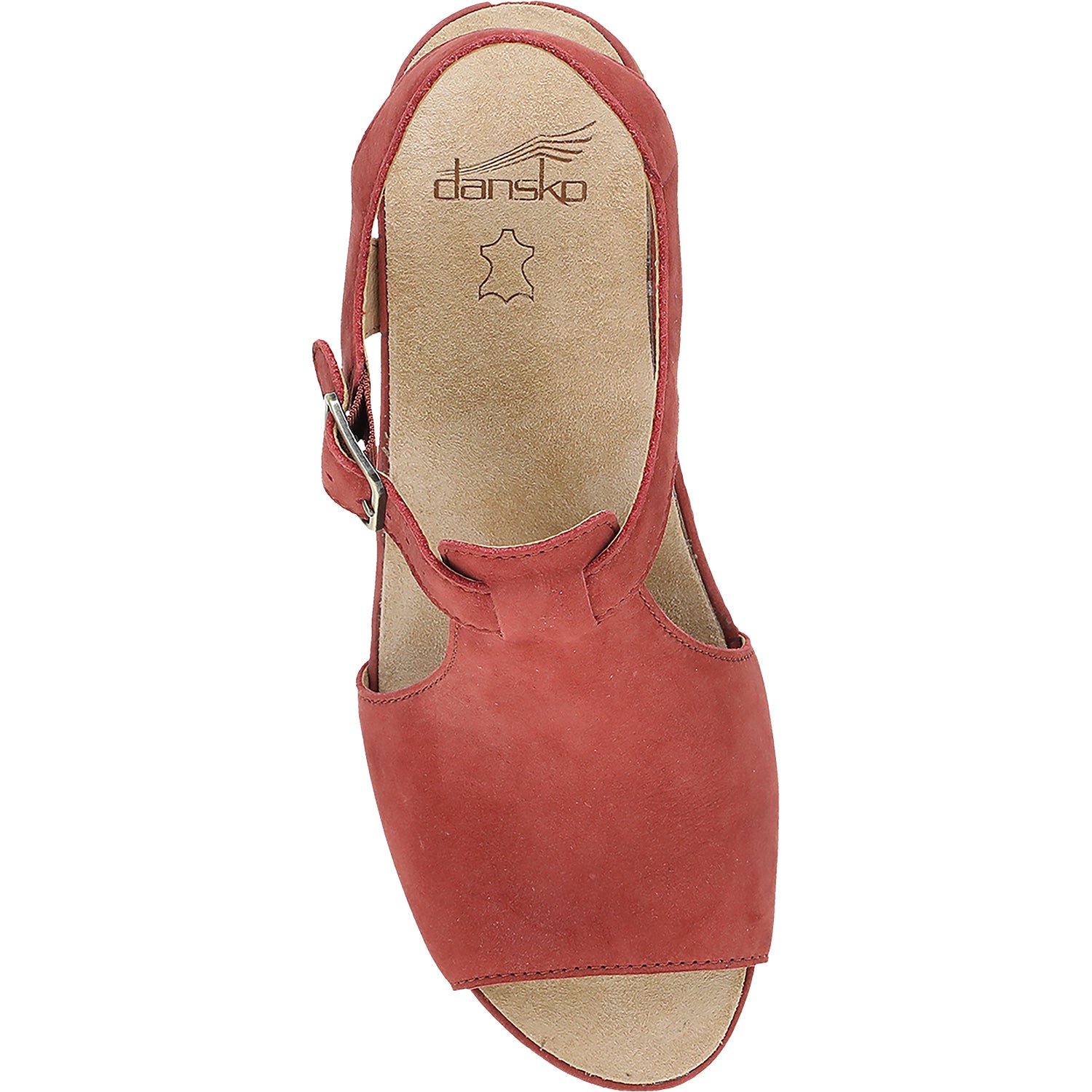 Womens Dansko Dansko Laverne Women's Sandals Heels Paprika Nubuck Paprika Nubuck